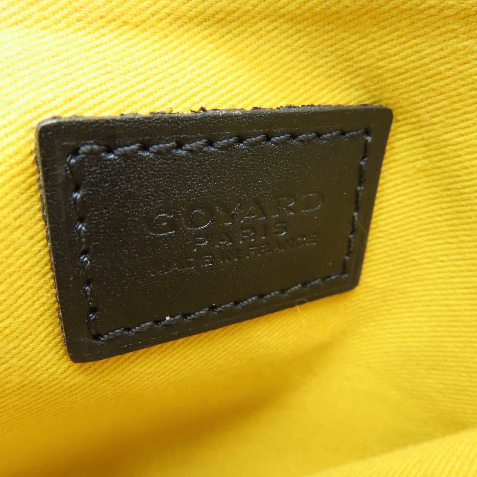 GOYARD 【激減優惠】塗層帆布Case銀扣卡片包黑色