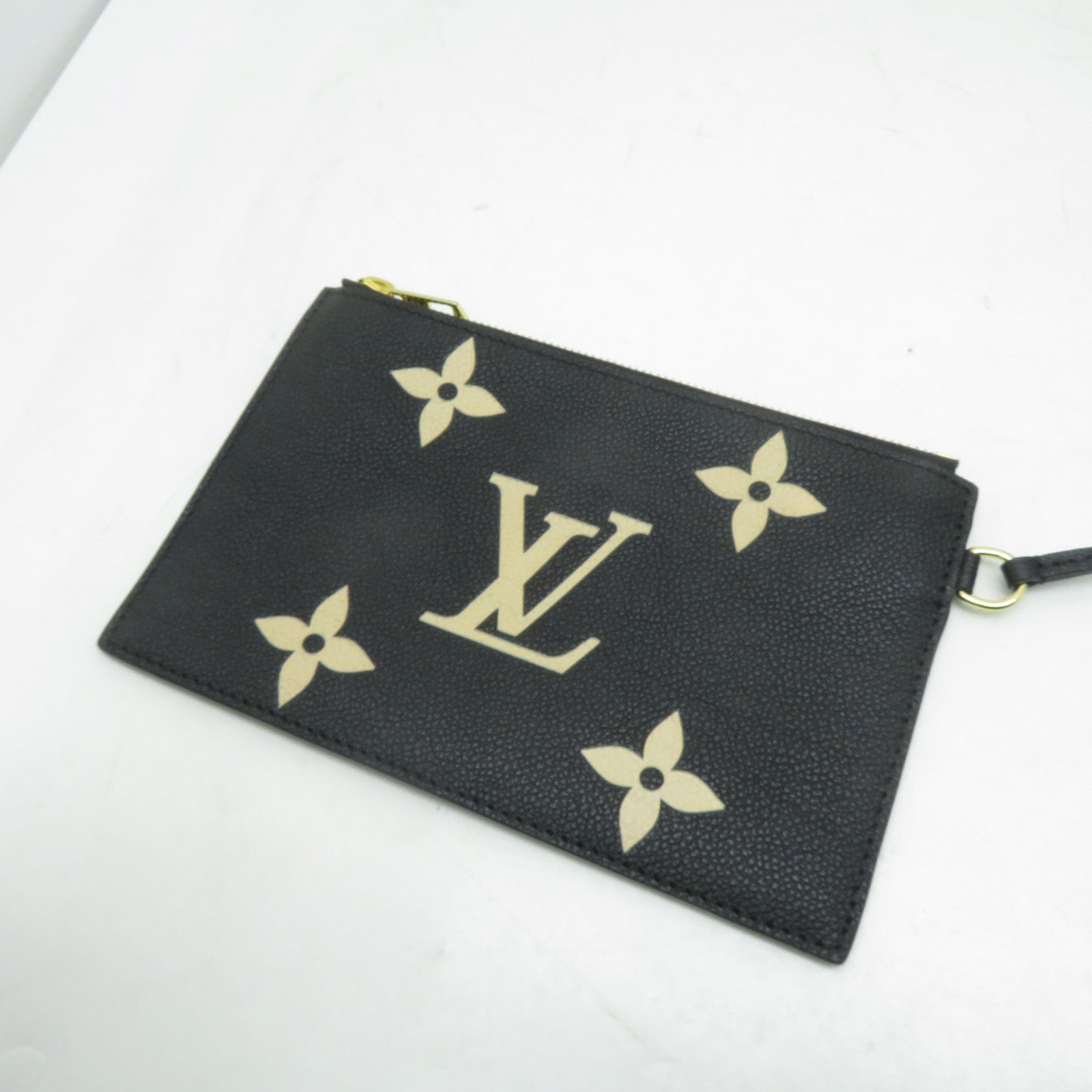 LOUIS VUITTON Monogram Empreinte NeoNoe MM金扣手挽肩背兩用袋黑色