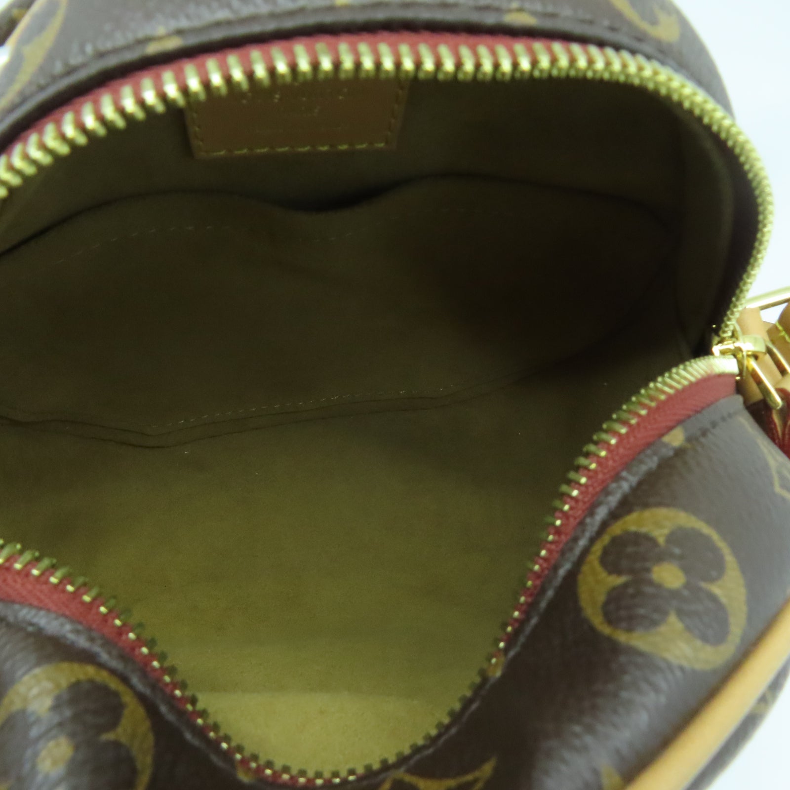 LOUIS VUITTON 【激減優惠】Monogram Boite Chapeau Souple PM金扣肩背袋啡色
