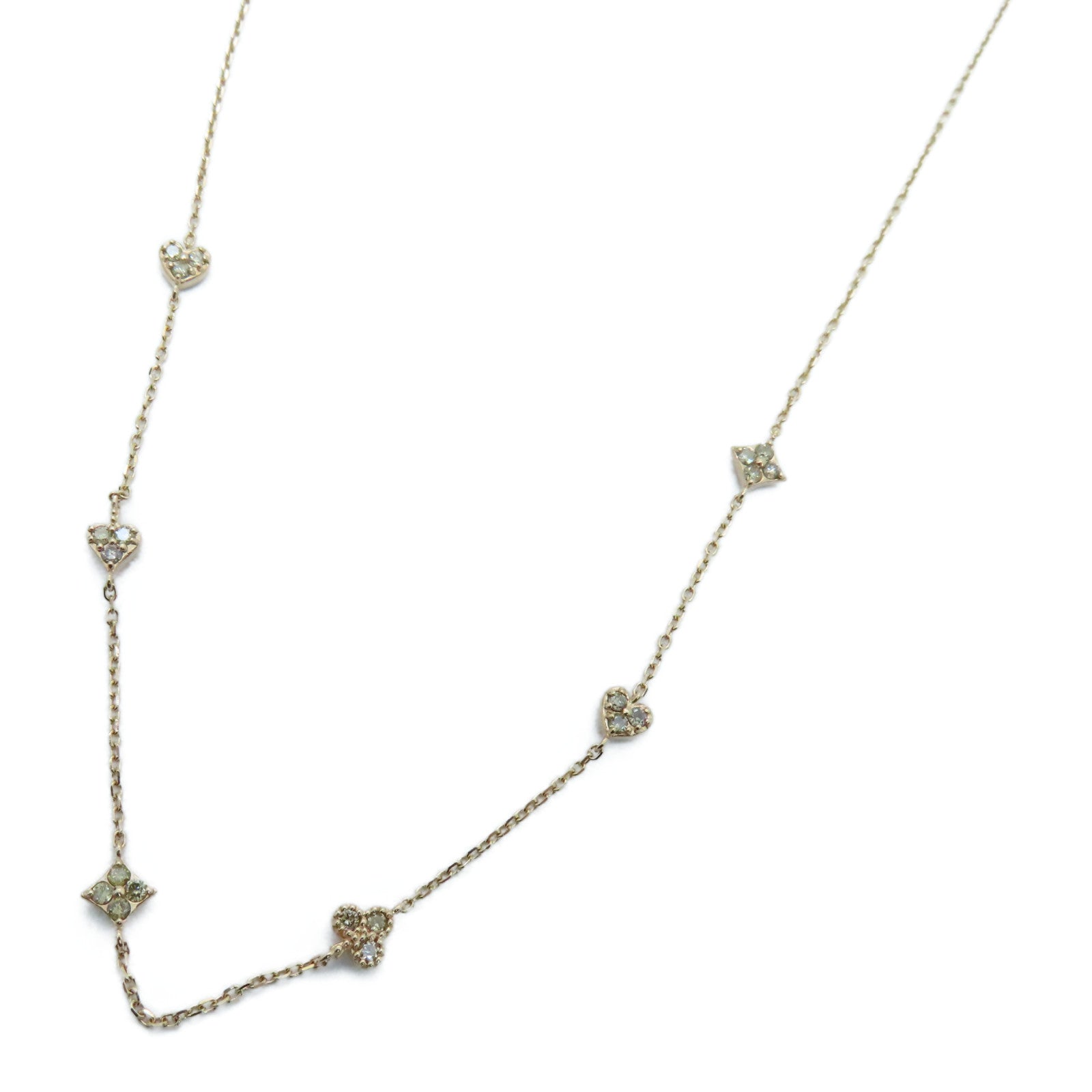 JEWELRY 18K玫瑰金Diamond Necklaces 0.280ct純色項鍊