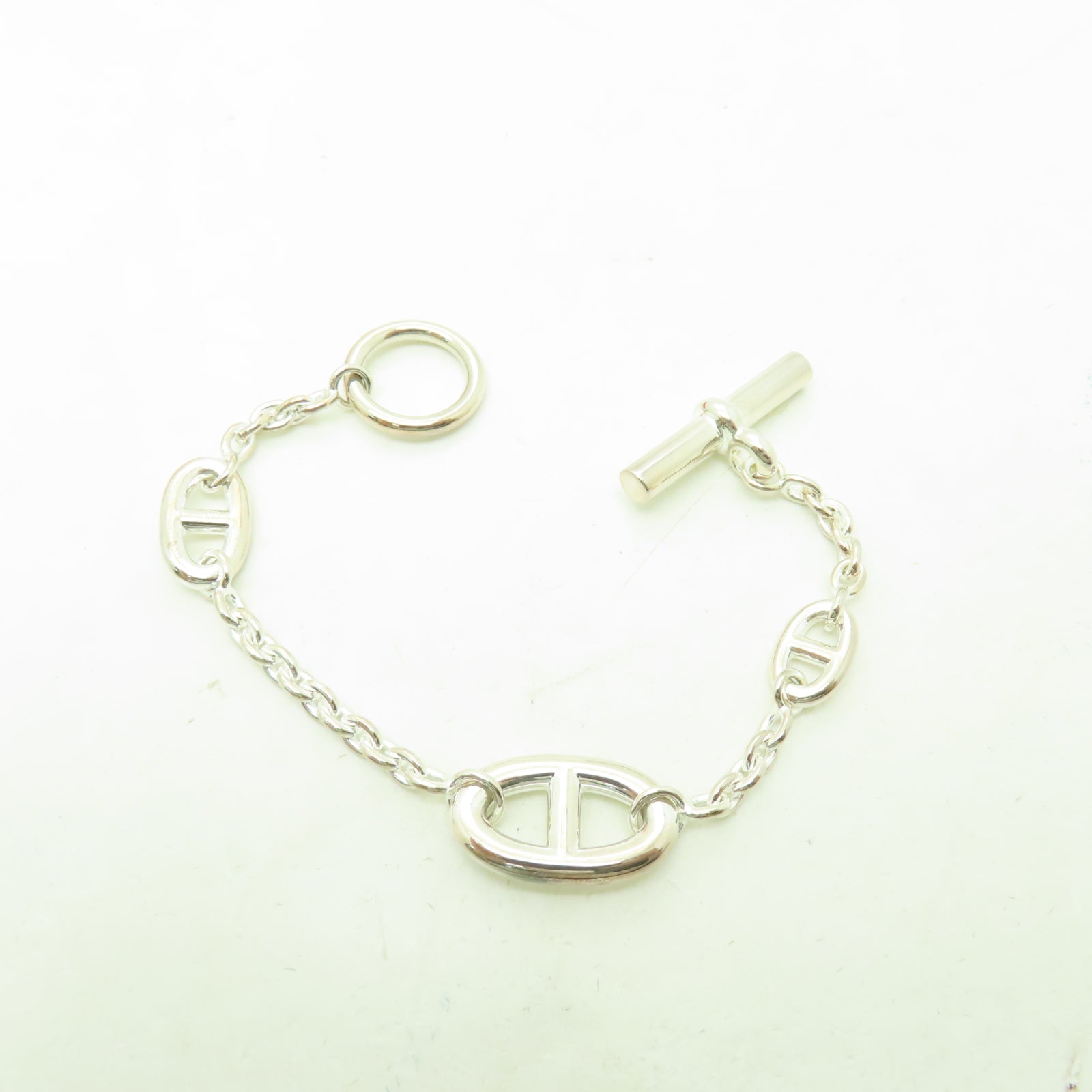 HERMES 925純銀Chaine D'ancre Bracelet手鏈
