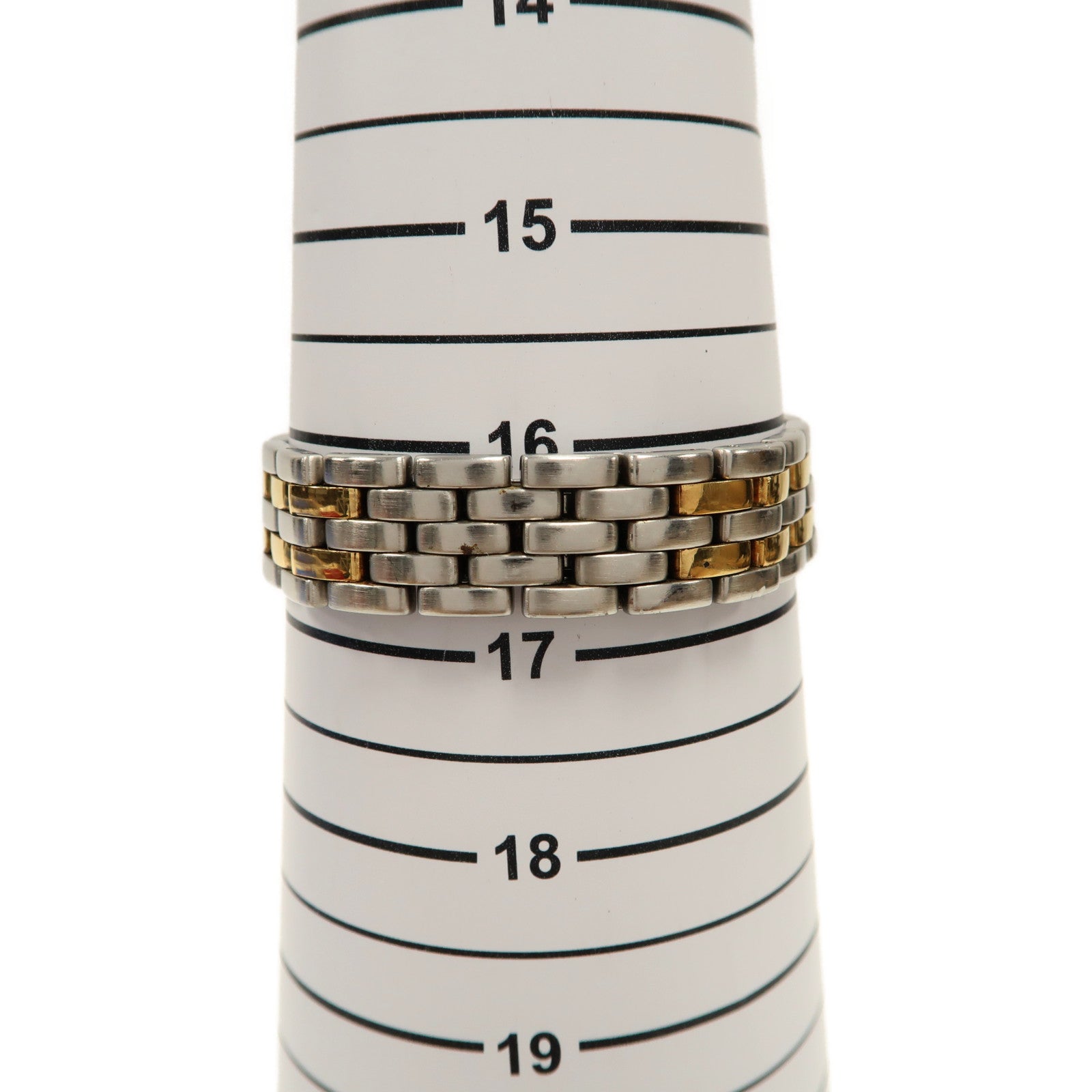 CARTIER Panthere 18K黃金/不鏽鋼手錶石英機芯米色