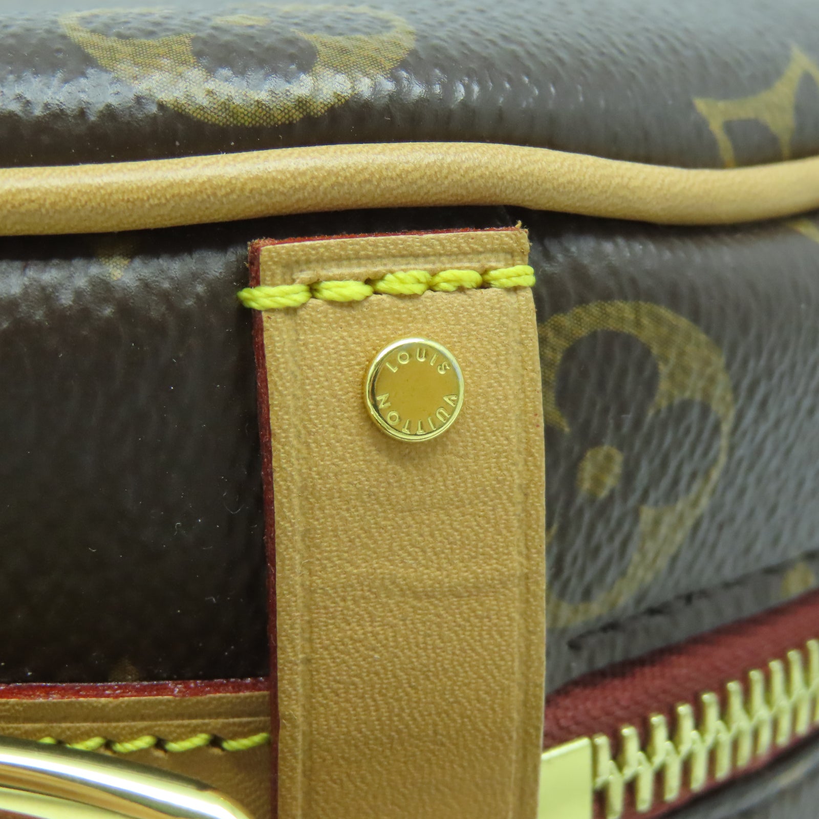 LOUIS VUITTON 【激減優惠】Monogram Boite Chapeau Souple PM金扣肩背袋啡色