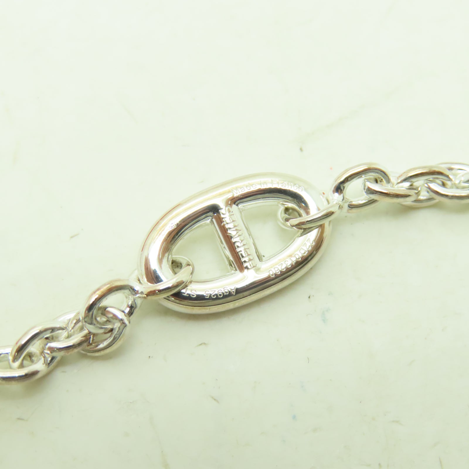 HERMES 925純銀Chaine D'ancre Bracelet手鏈