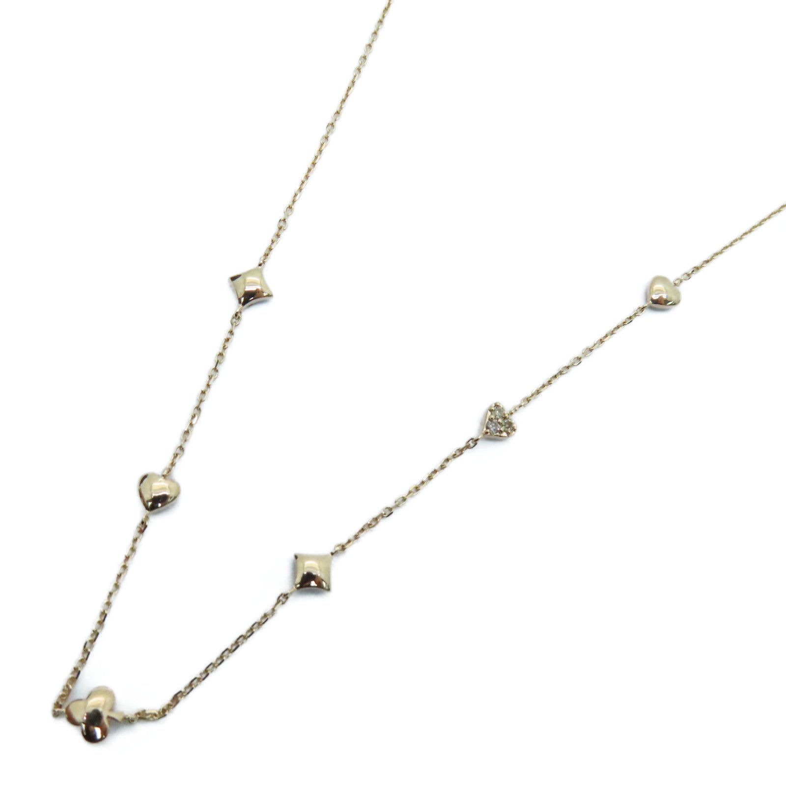 JEWELRY 18K玫瑰金Diamond Necklaces 0.280ct純色項鍊