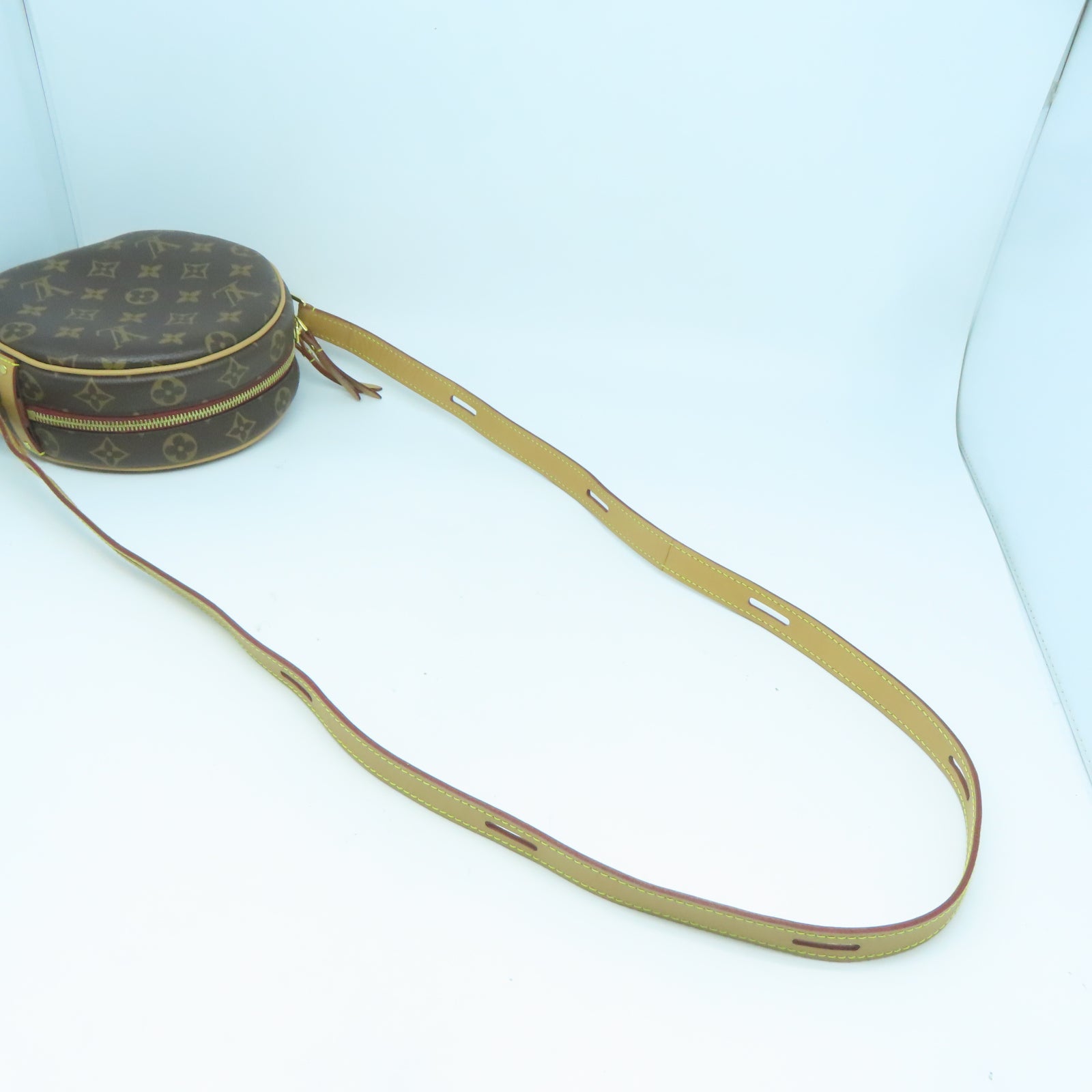 LOUIS VUITTON 【激減優惠】Monogram Boite Chapeau Souple PM金扣肩背袋啡色
