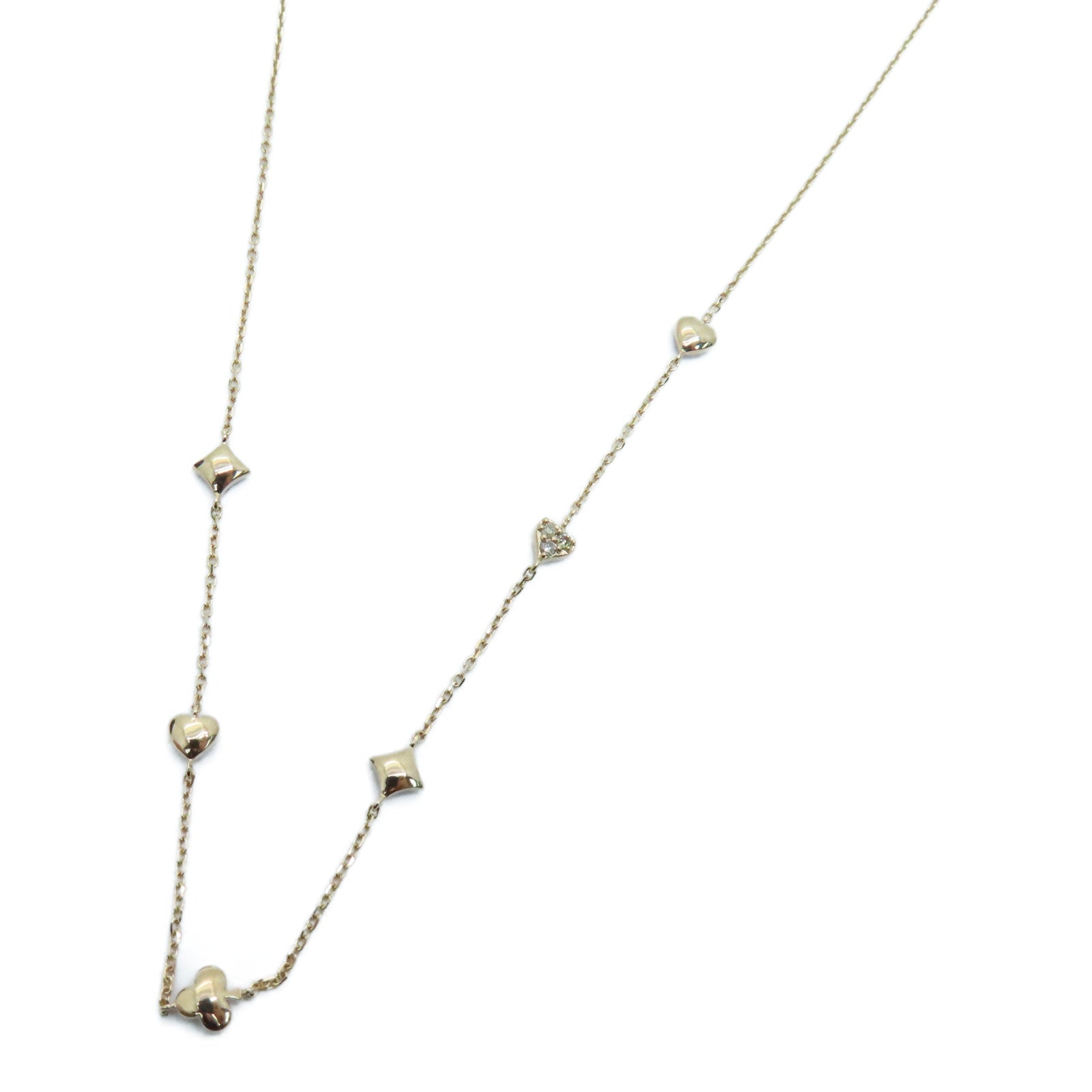 JEWELRY 18K玫瑰金Diamond Necklaces 0.280ct純色項鍊