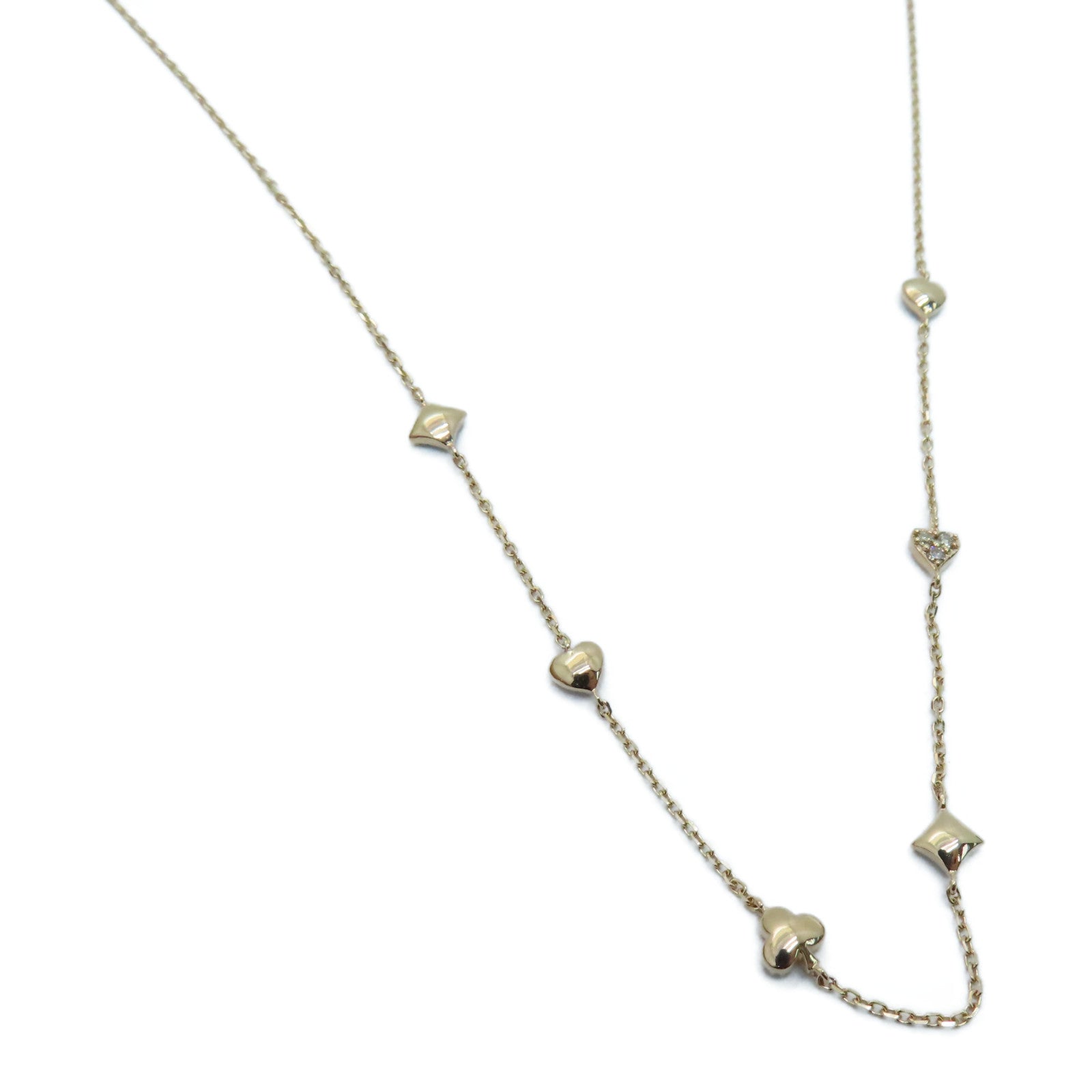 JEWELRY 18K玫瑰金Diamond Necklaces 0.280ct純色項鍊