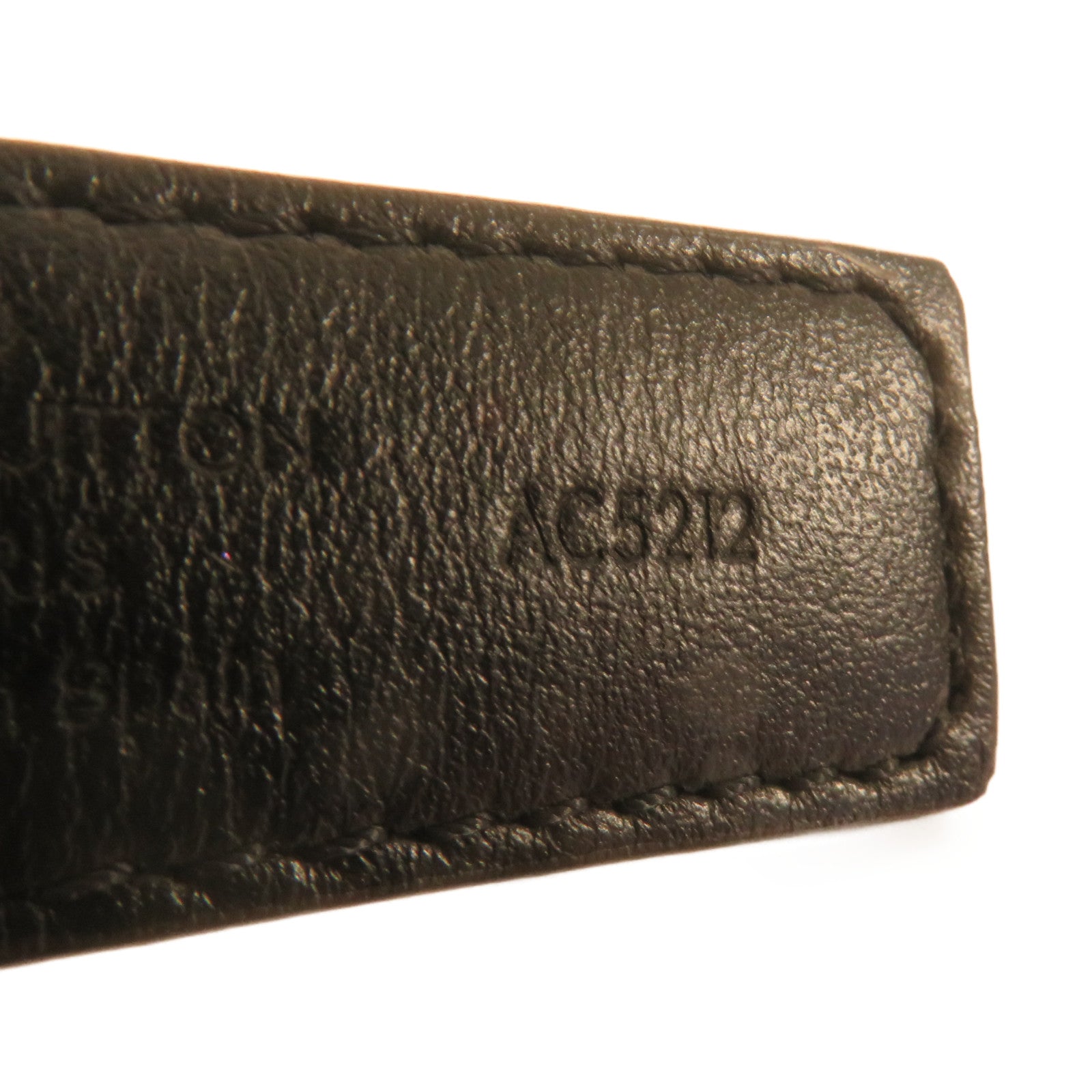 LOUIS VUITTON Monogram Reversible Belt 85cm金扣皮帶啡色