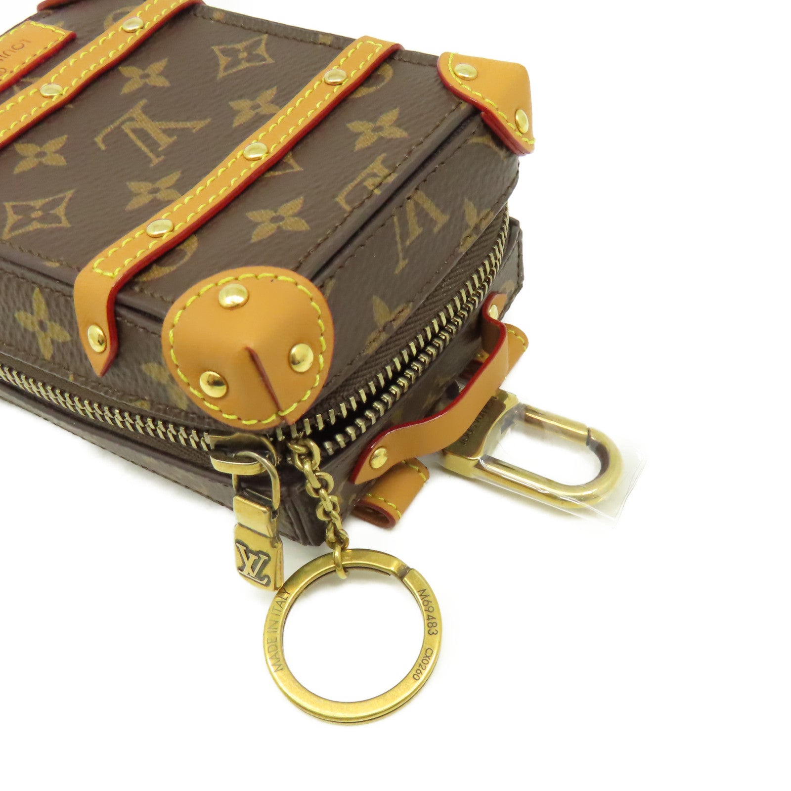 Soft trunk backpack bag charm and key holder sale