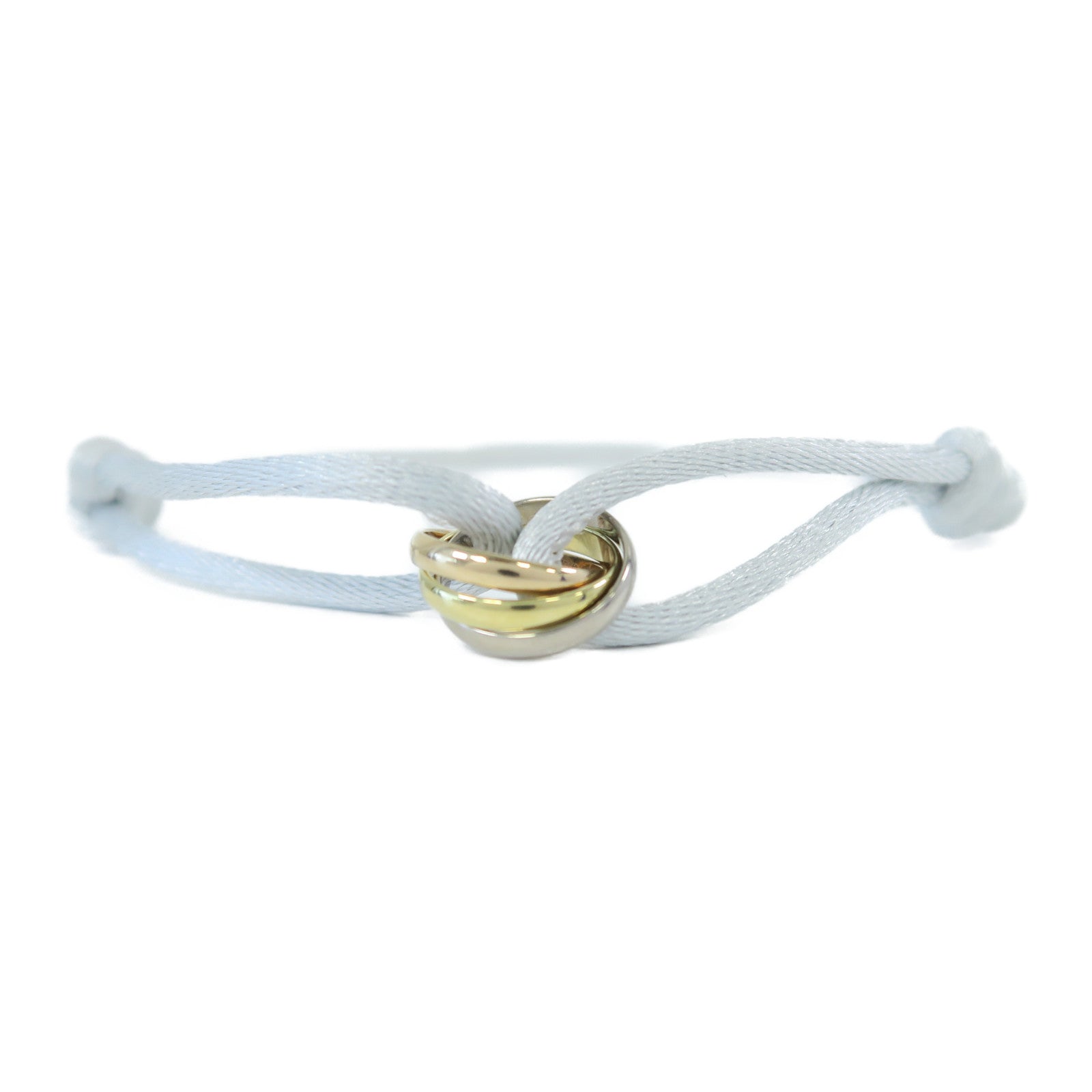 CARTIER 18K黃金/白金/玫瑰金Trinity Bracelet手鏈金色/銀色/玫瑰金色