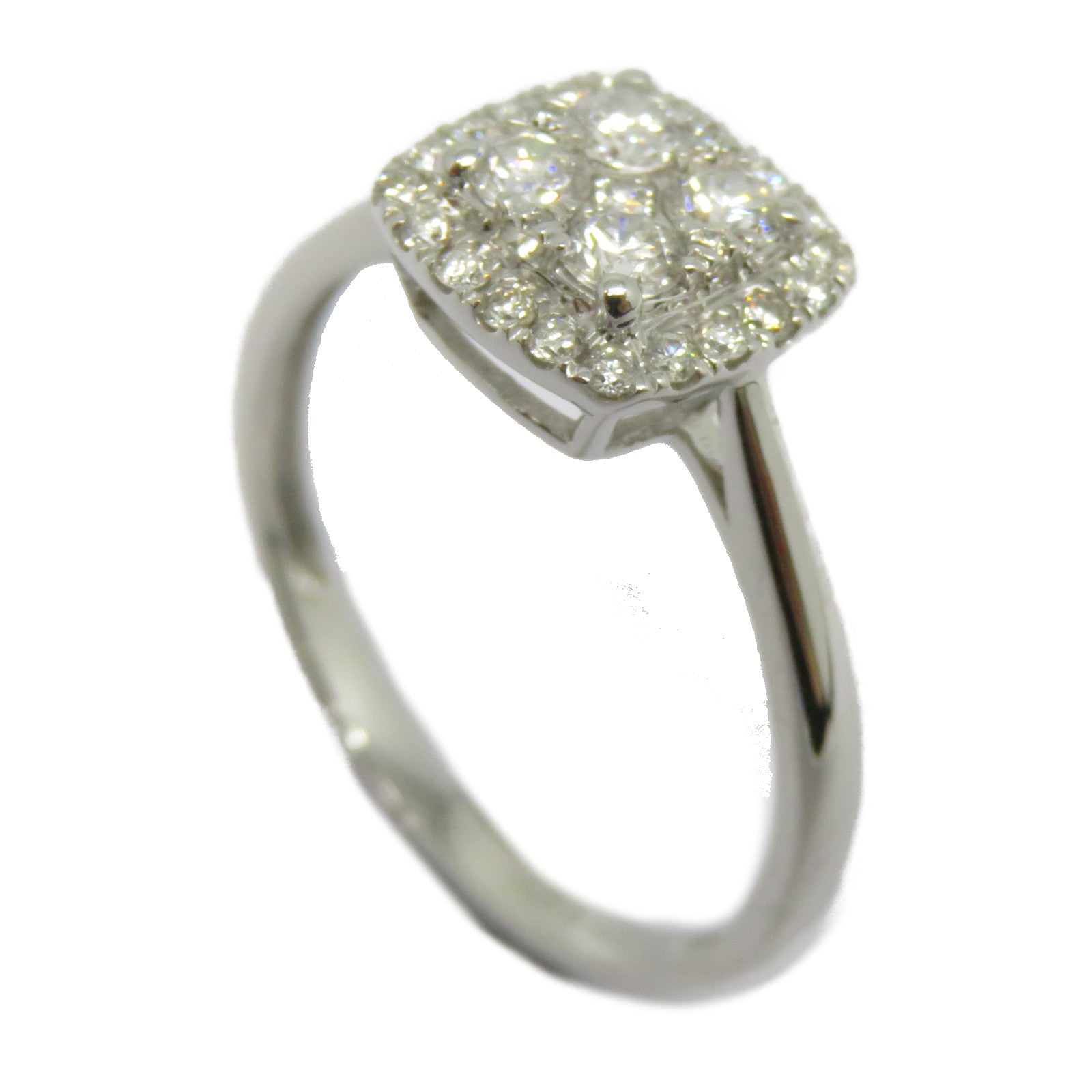 JEWELRY 【激減優惠】18K白金Diamond Ring 0.43ct鑽石戒指US#6.5銀色