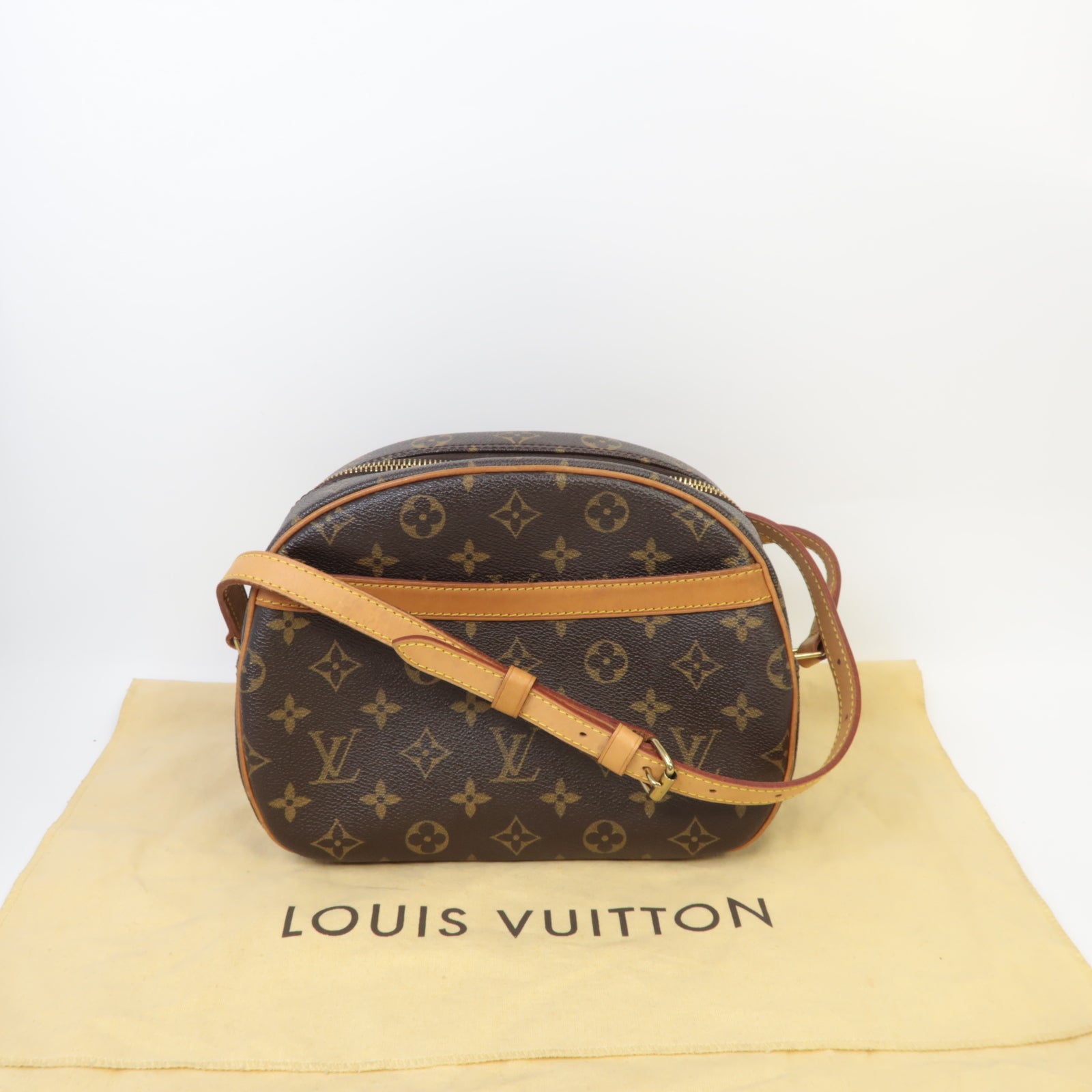LOUIS VUITTON Monogram Blois金扣肩背袋啡色