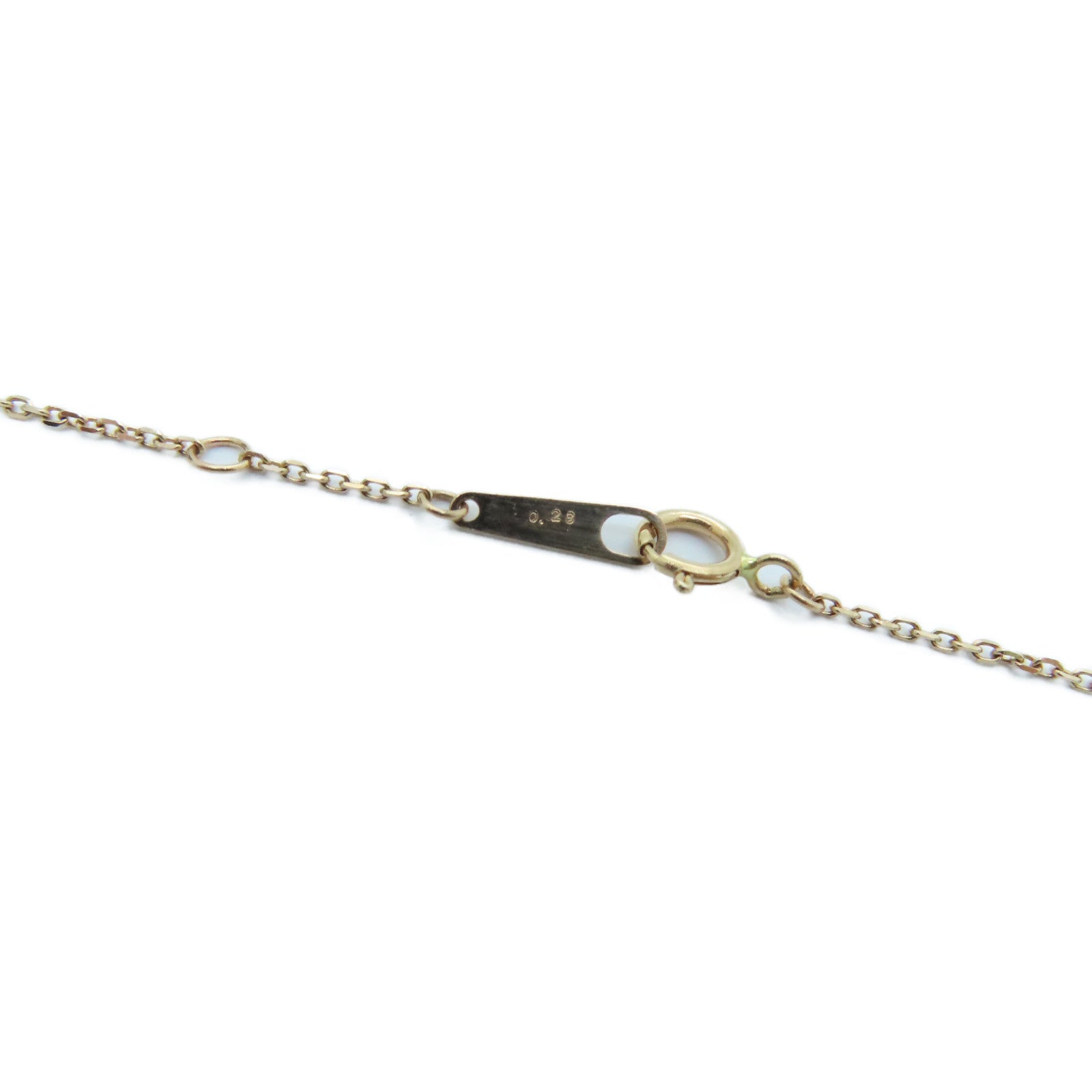 JEWELRY 18K玫瑰金Diamond Necklaces 0.280ct純色項鍊