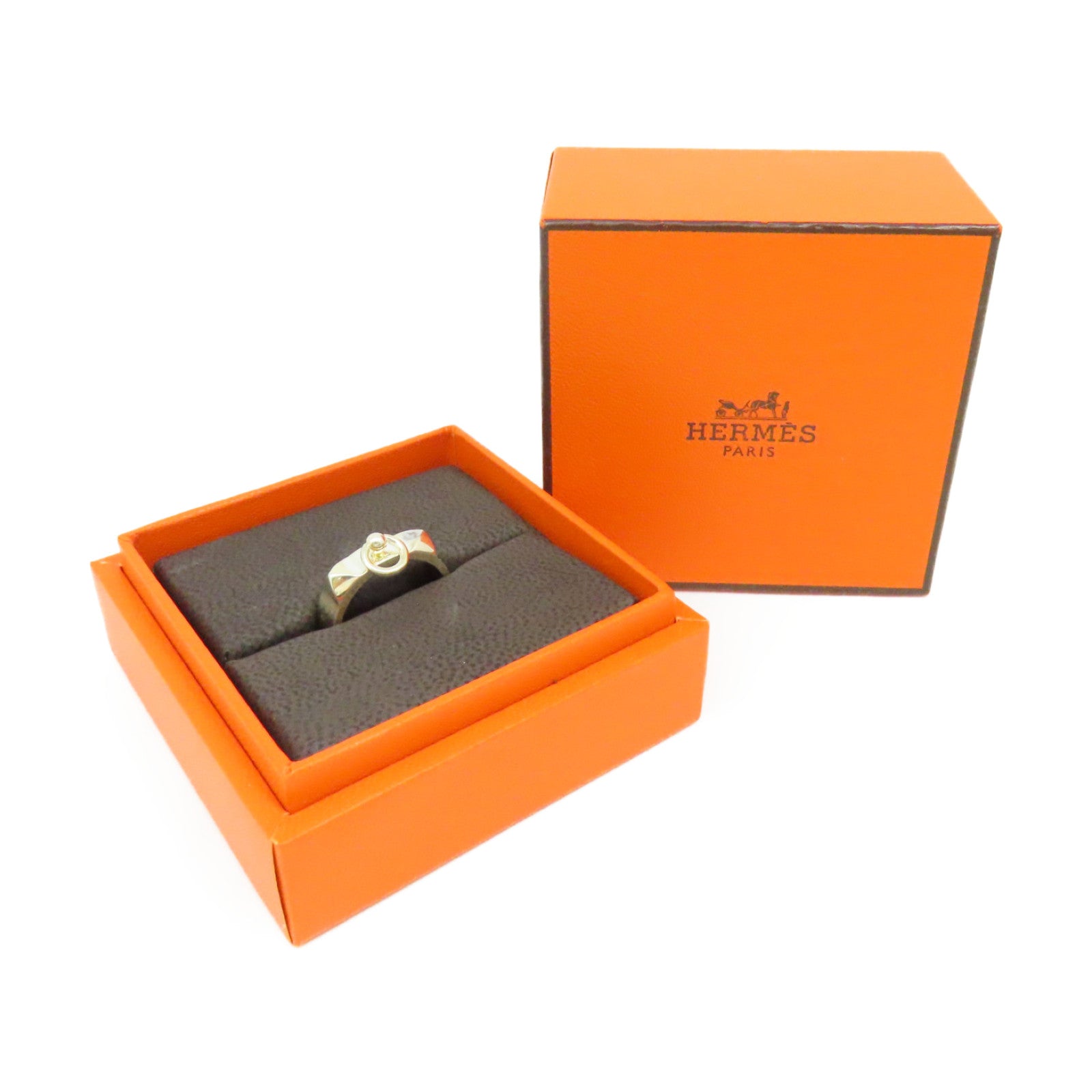 HERMES 925純銀Collier de chien Ring戒指#54