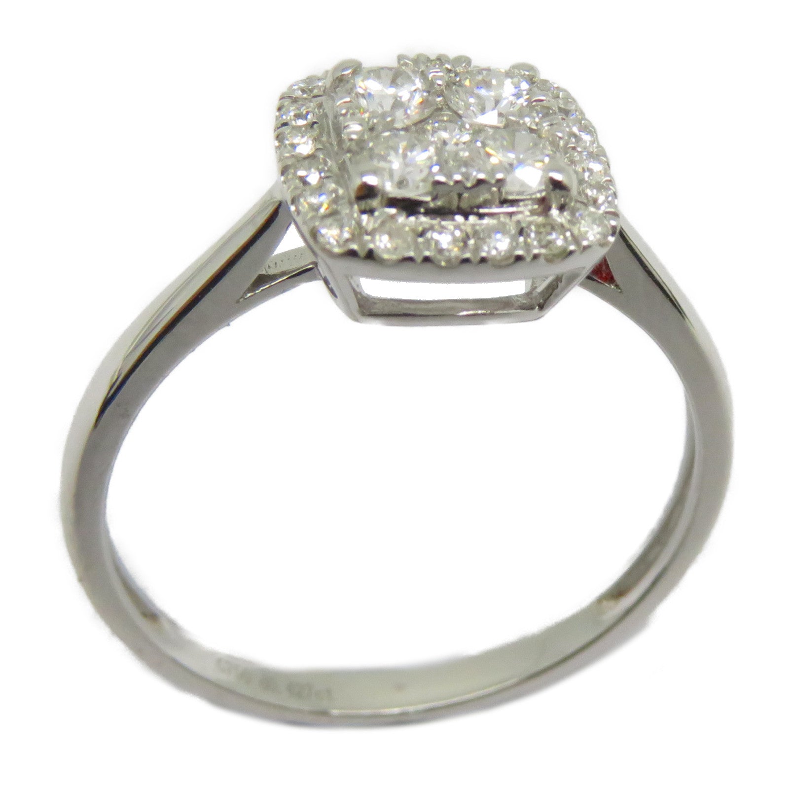 JEWELRY 【激減優惠】18K白金Diamond Ring 0.43ct鑽石戒指US#6.5銀色