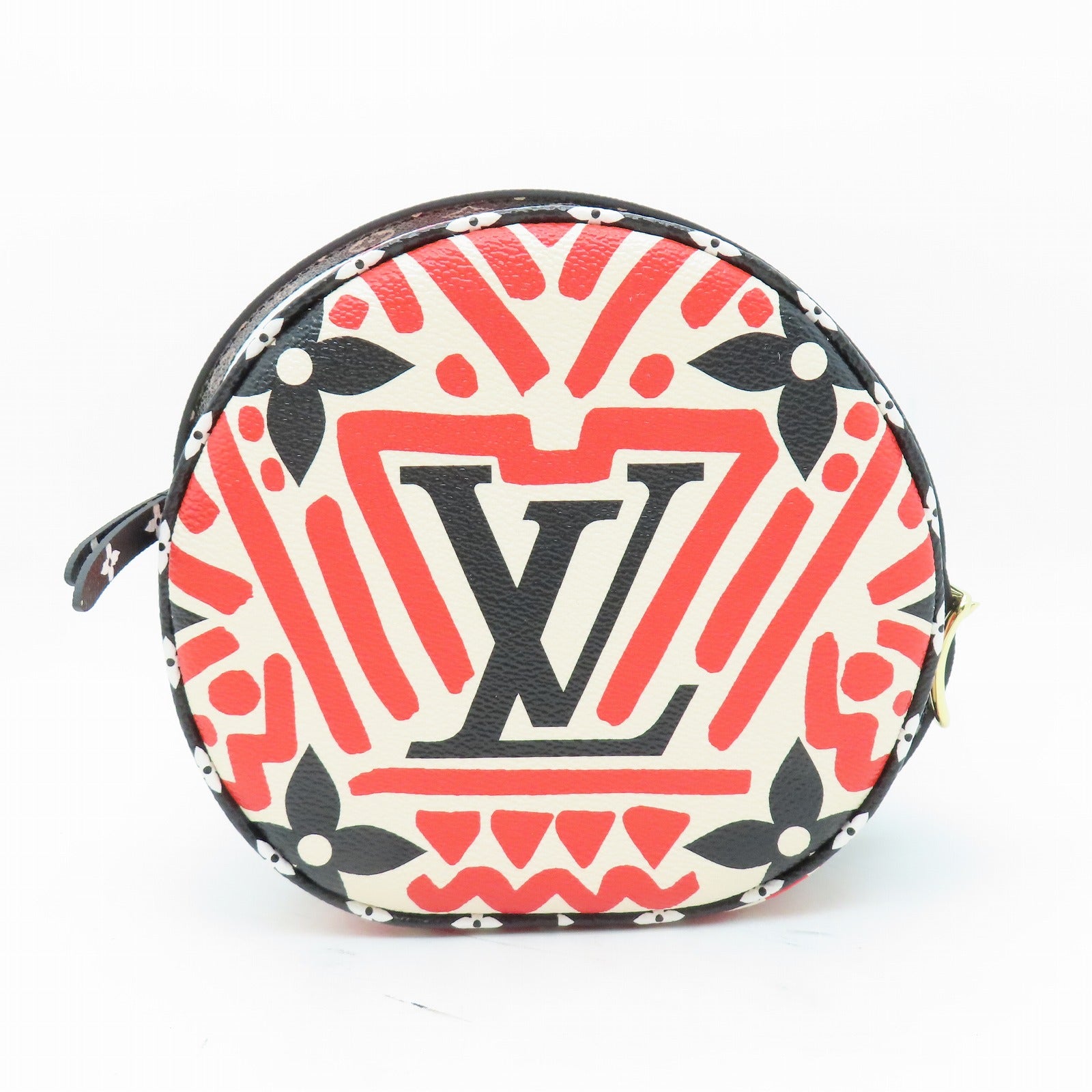 LOUIS VUITTON Clafoutis Giant Boite Chapeau金扣肩背袋紅色/黑色/白色