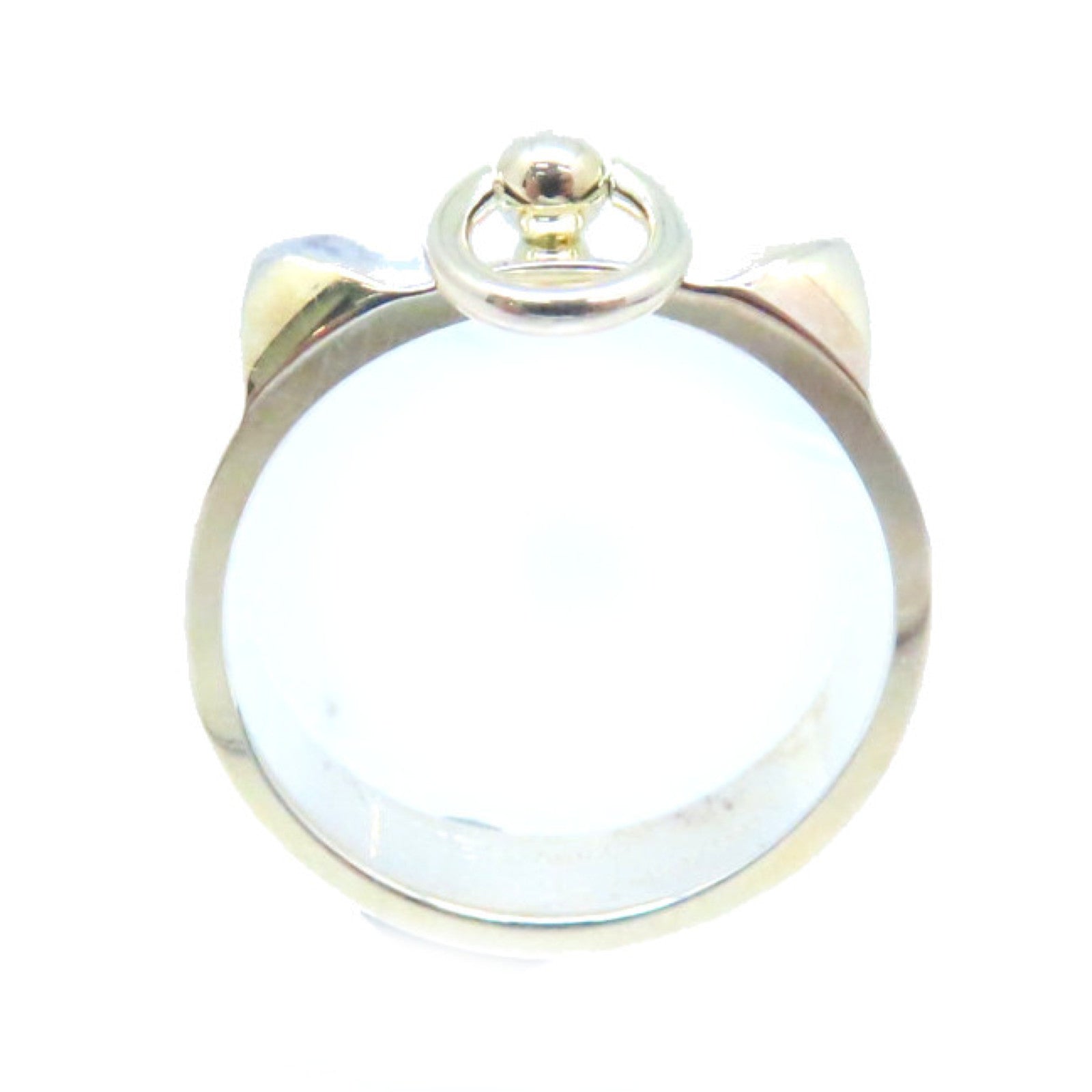 HERMES 925純銀Collier de chien Ring戒指#54