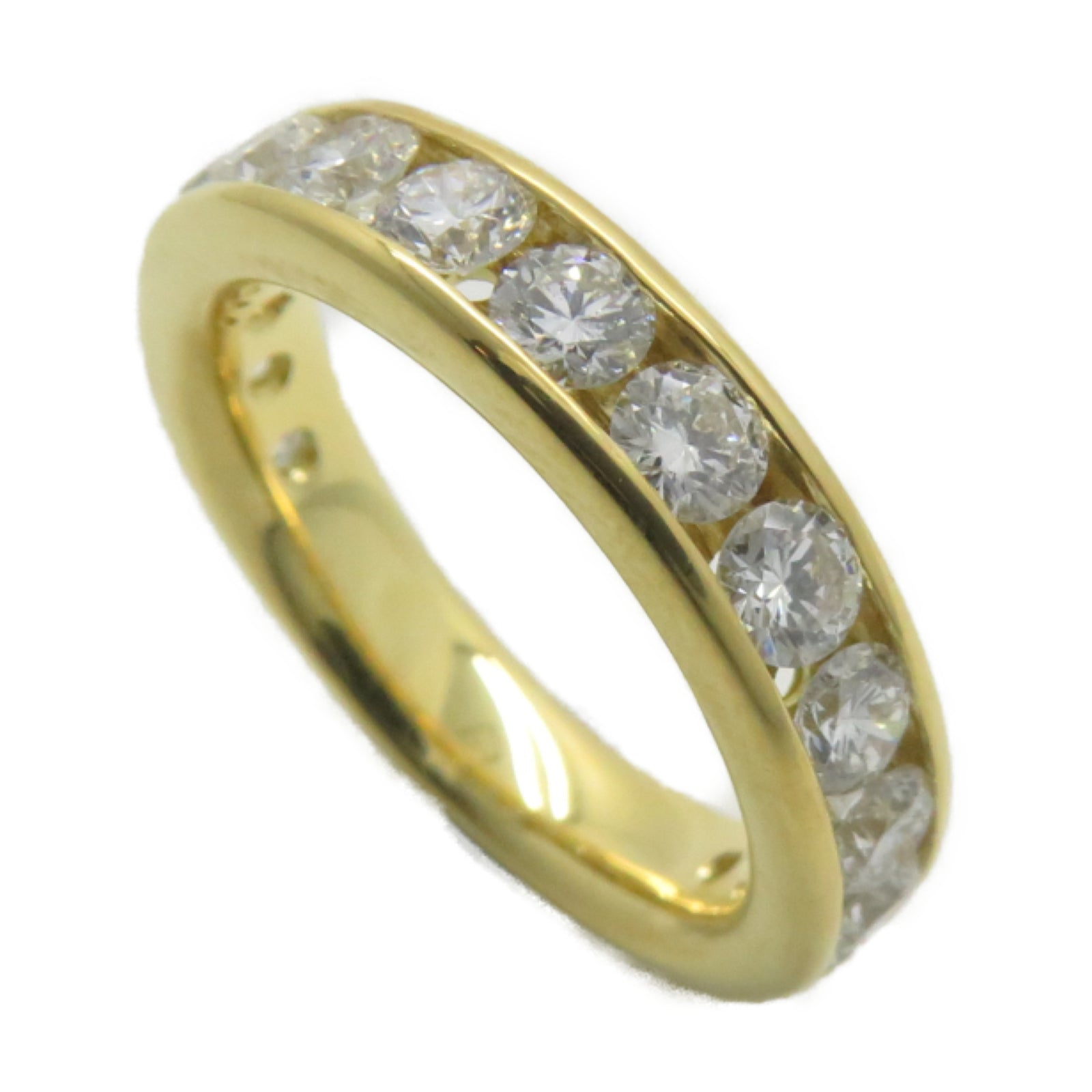 JEWELRY 18K黃金Diamond Ring 5.8g鑽石戒指US#5