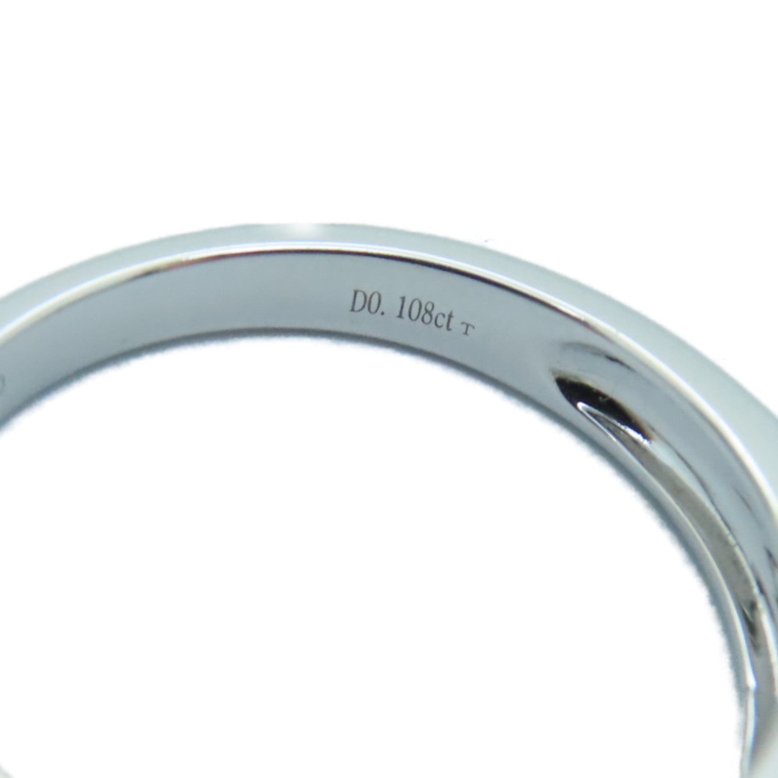 JEWELRY 【激減優惠】18K白金Diamond Ring 0.108ct鑽石戒指US#7.75