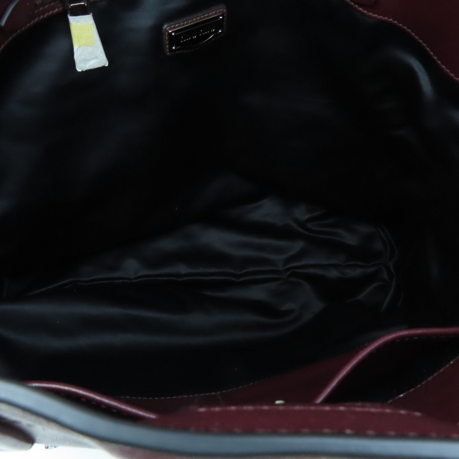 Miu Miu cowhide leather Shoulder Bag silver buckle shoulder bag red