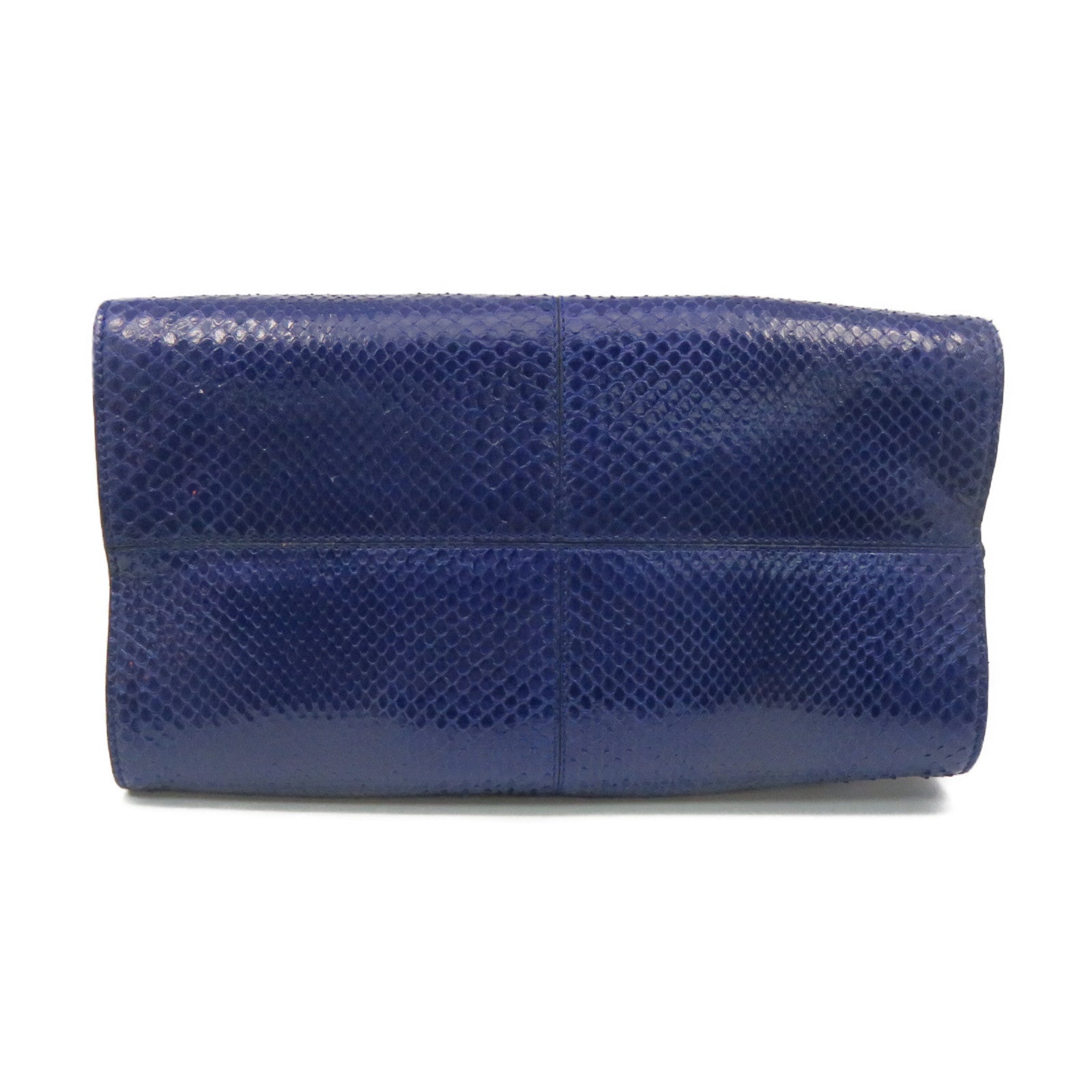 TOD’S 蛇皮皮革2Way Shoulder Bag手挽肩背兩用袋藍色