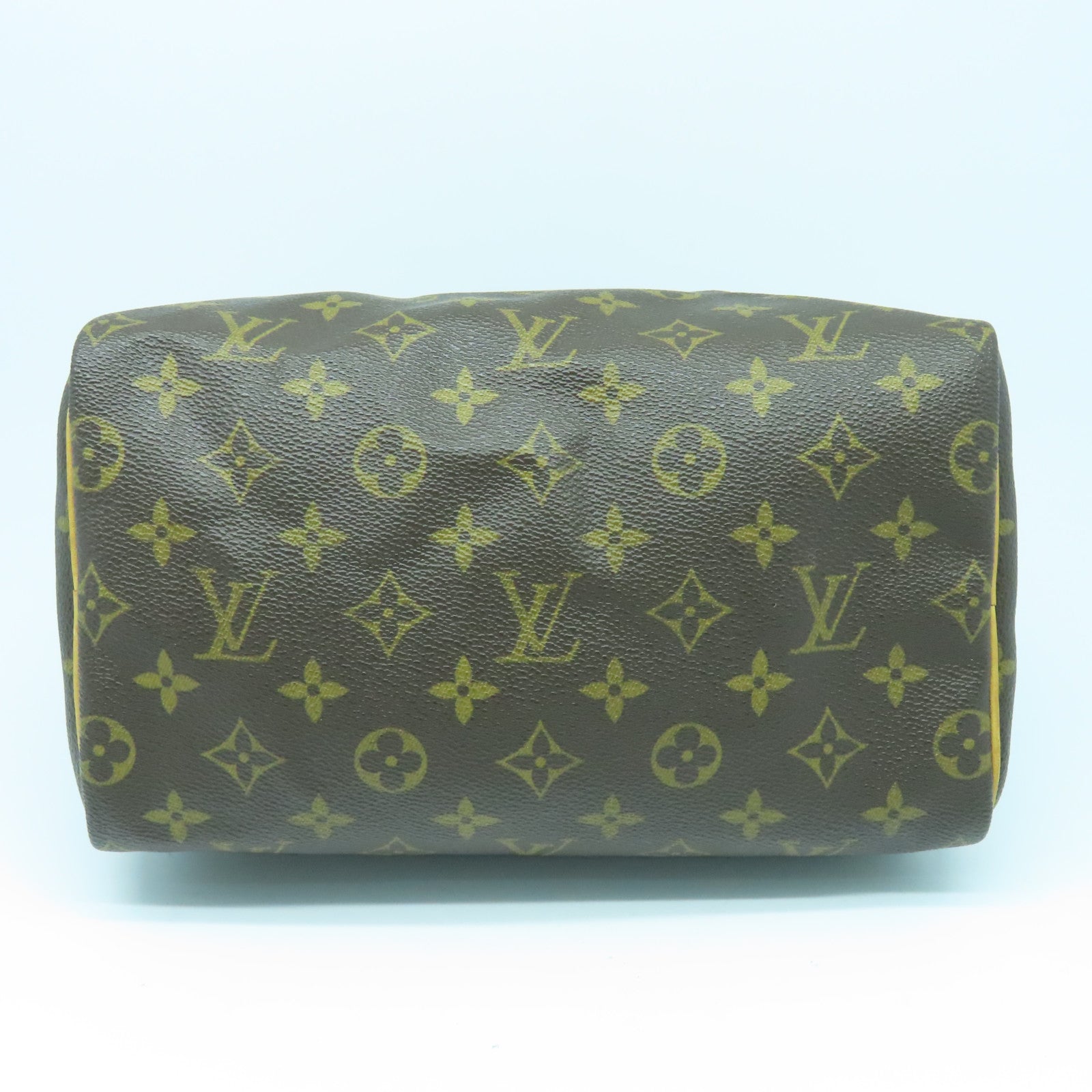 LOUIS VUITTON Monogram Speedy 25金扣手挽袋啡色