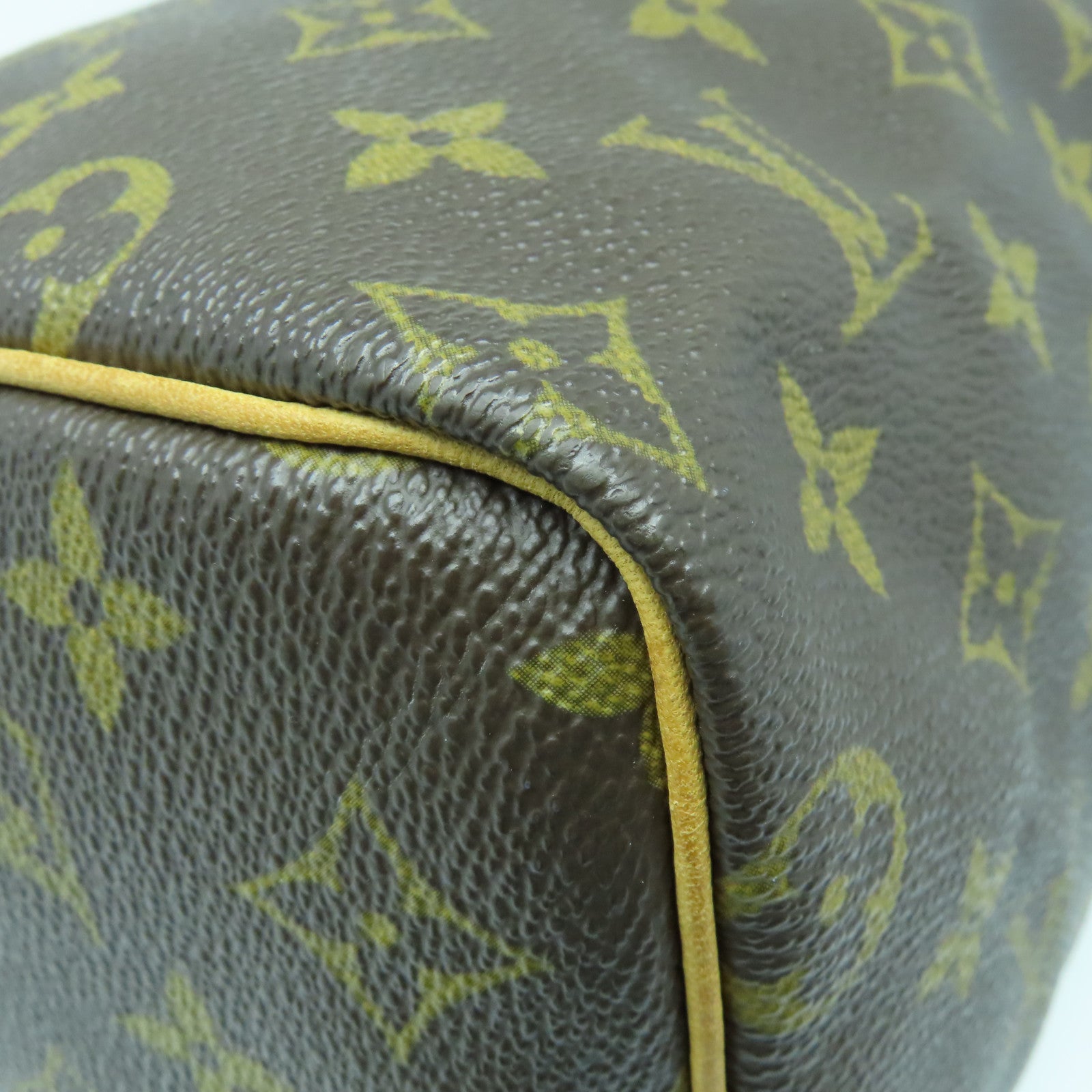 LOUIS VUITTON Monogram Speedy 25金扣手挽袋啡色