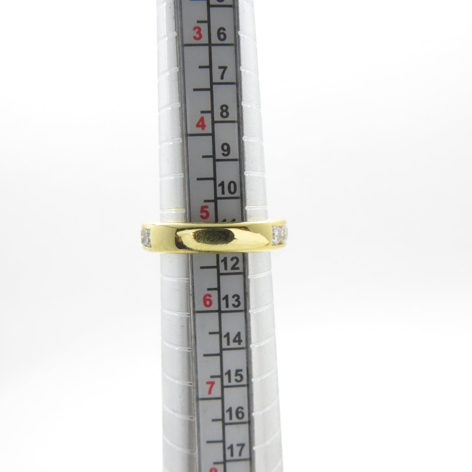 JEWELRY 18K黃金Diamond Ring 5.8g鑽石戒指US#5