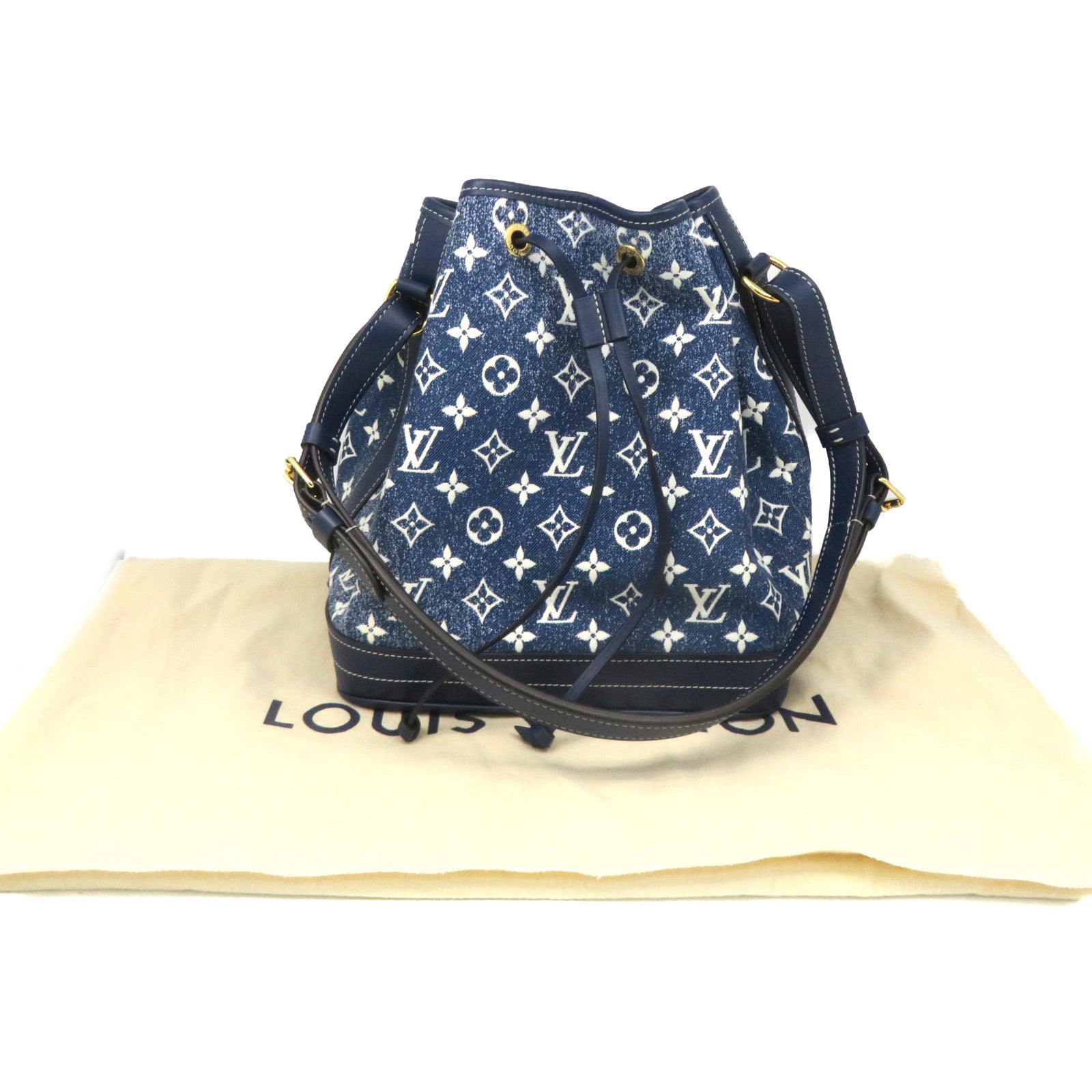 LOUIS VUITTON Monogram Jacquard Demin Petit Neo Shoulder Bag Shoulder Bag