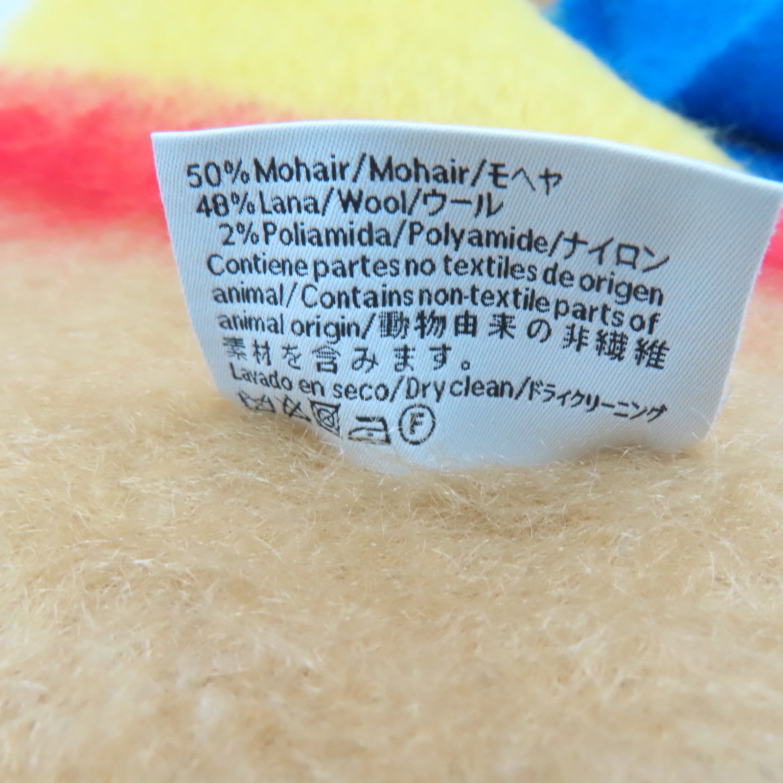 LOEWE 馬海毛/羊毛Scarf圍巾彩色