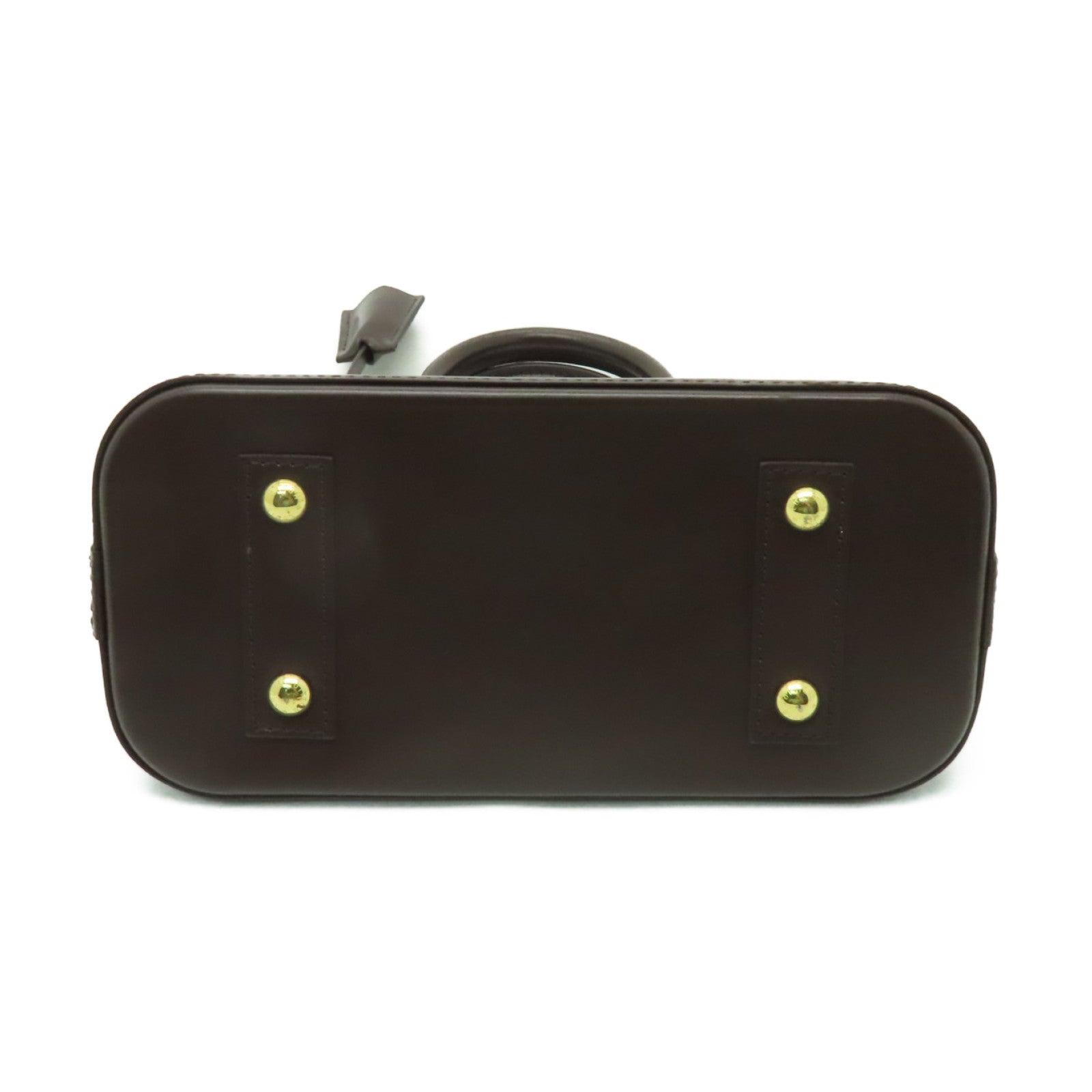 LOUIS VUITTON Damier Alma BB金扣手挽肩背兩用袋棕色