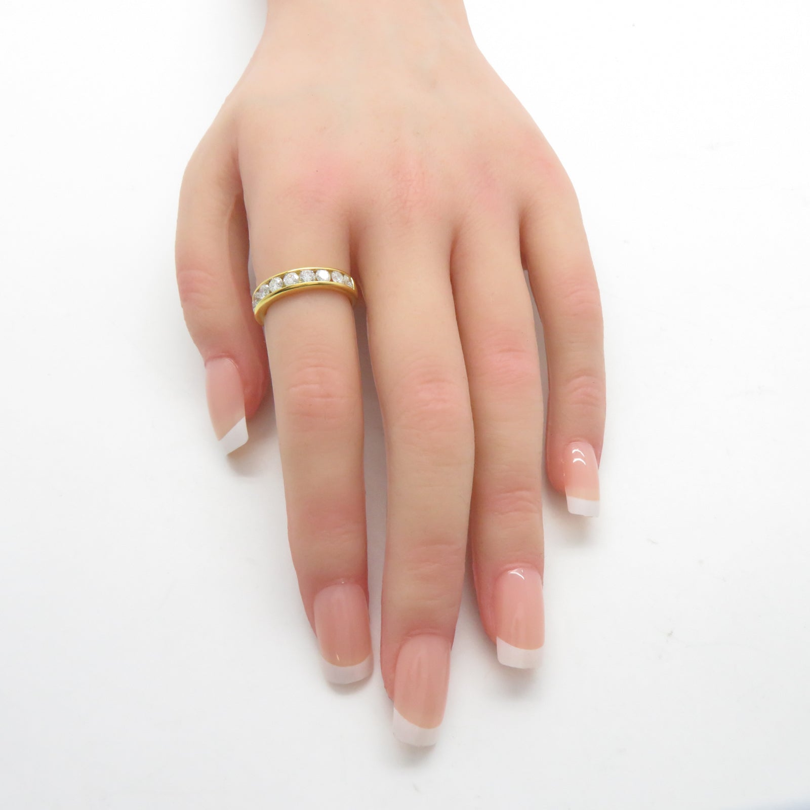 JEWELRY 18K黃金Diamond Ring 5.8g鑽石戒指US#5