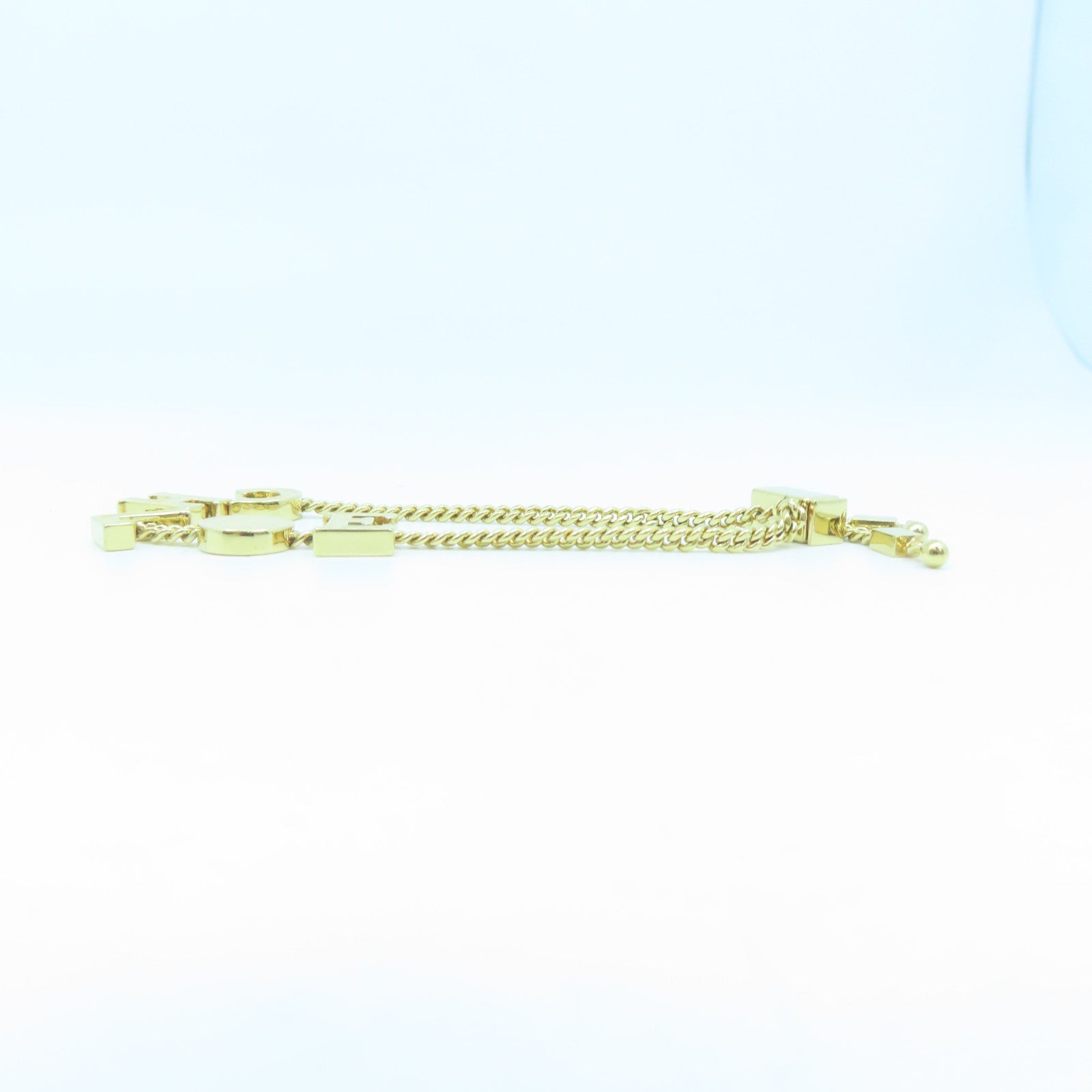 Chloe 金屬Bracelet金扣手鏈金色