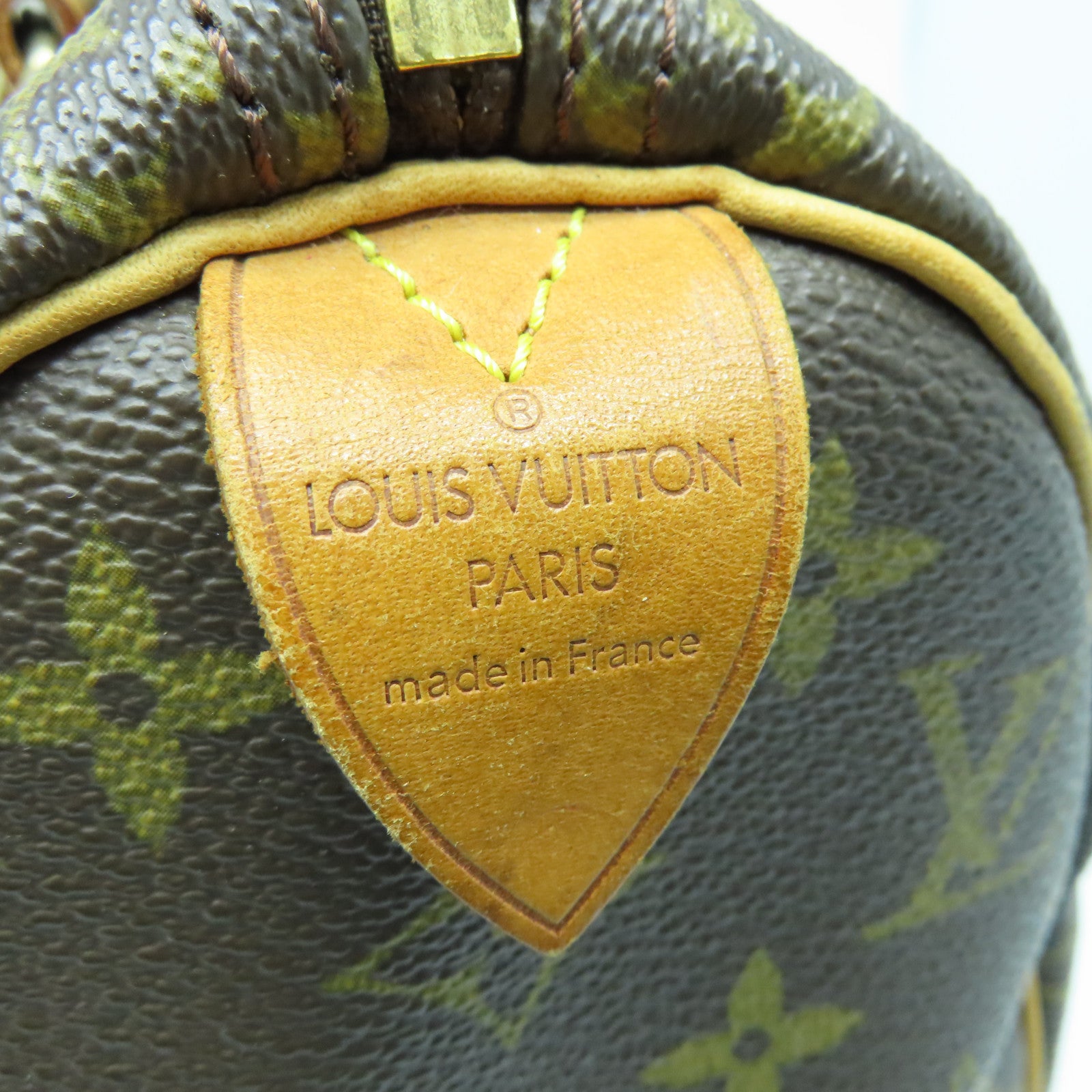 LOUIS VUITTON Monogram Speedy 25金扣手挽袋啡色