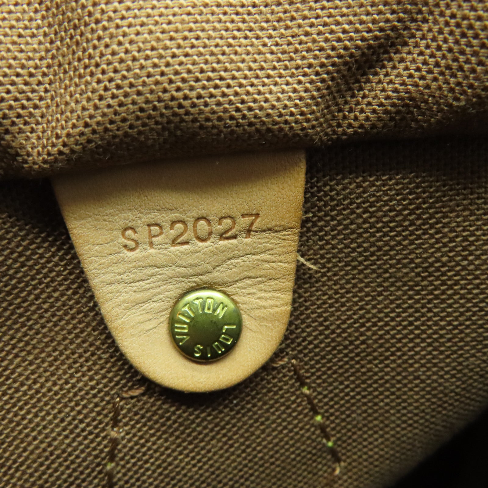 LOUIS VUITTON Monogram Speedy 25金扣手挽袋啡色