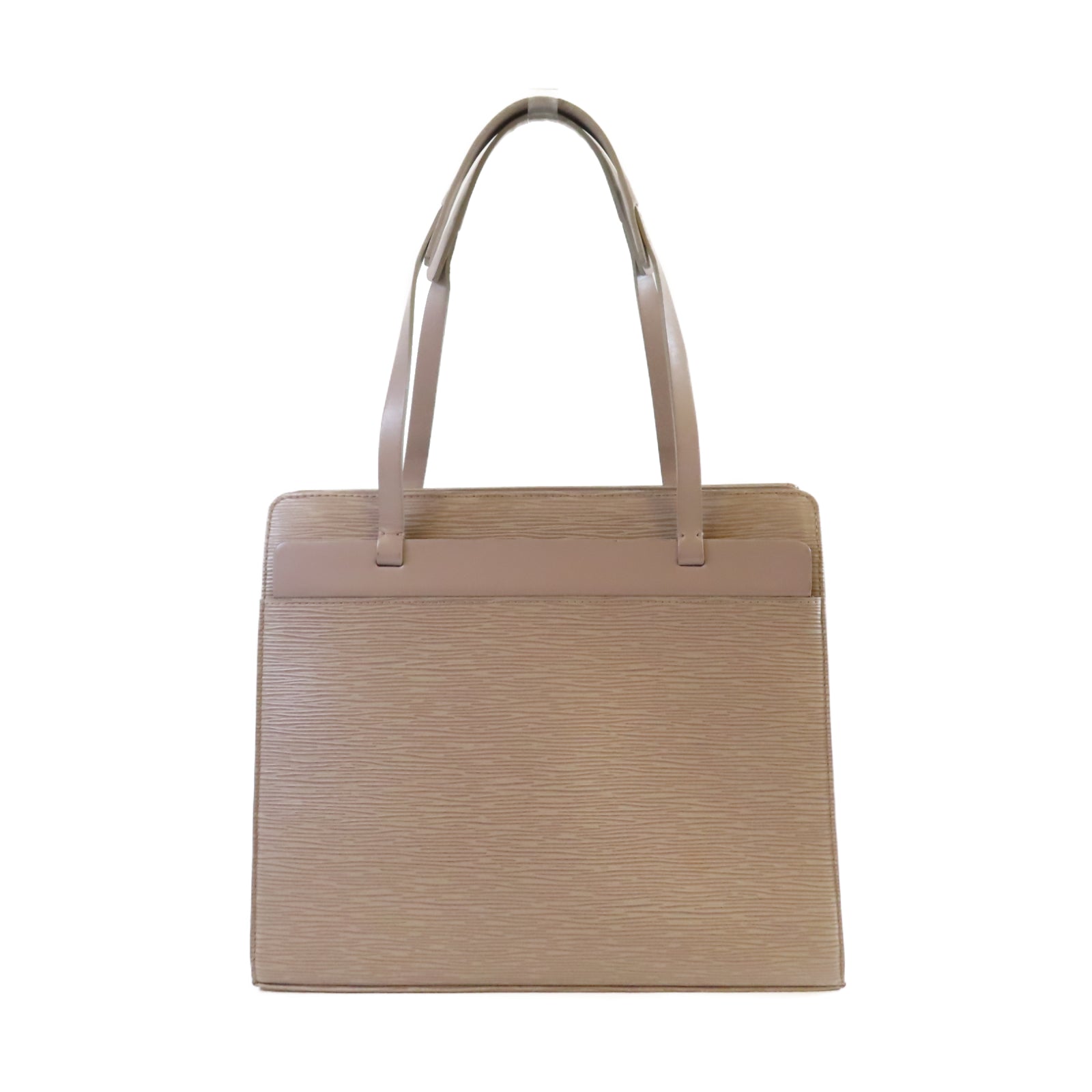 LOUIS VUITTON Epi Croisette PM銀扣肩背袋灰色