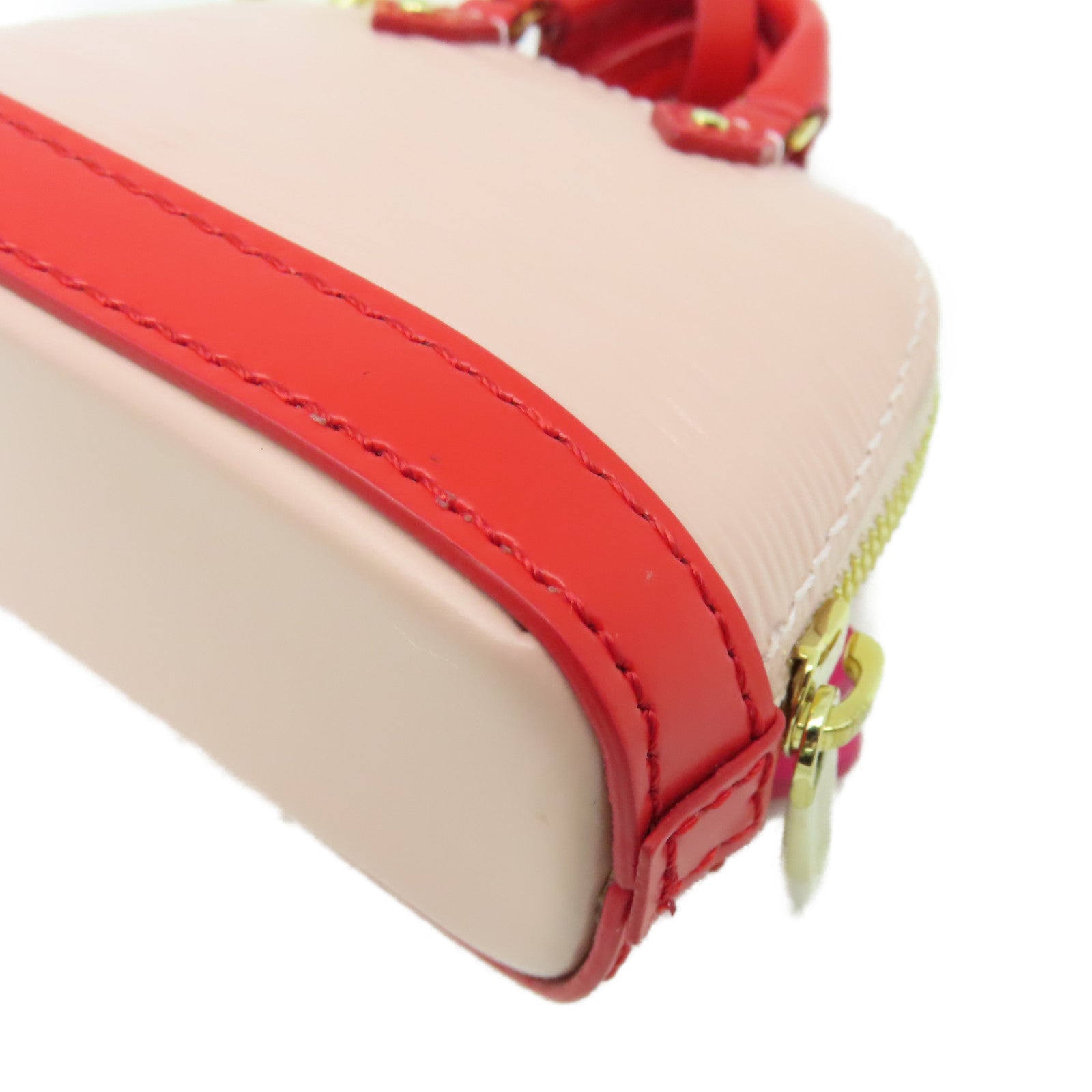 LOUIS VUITTON Epi Wild Puppet Alma Cat Bag Charm and Key Holder掛飾粉紅色/紅色