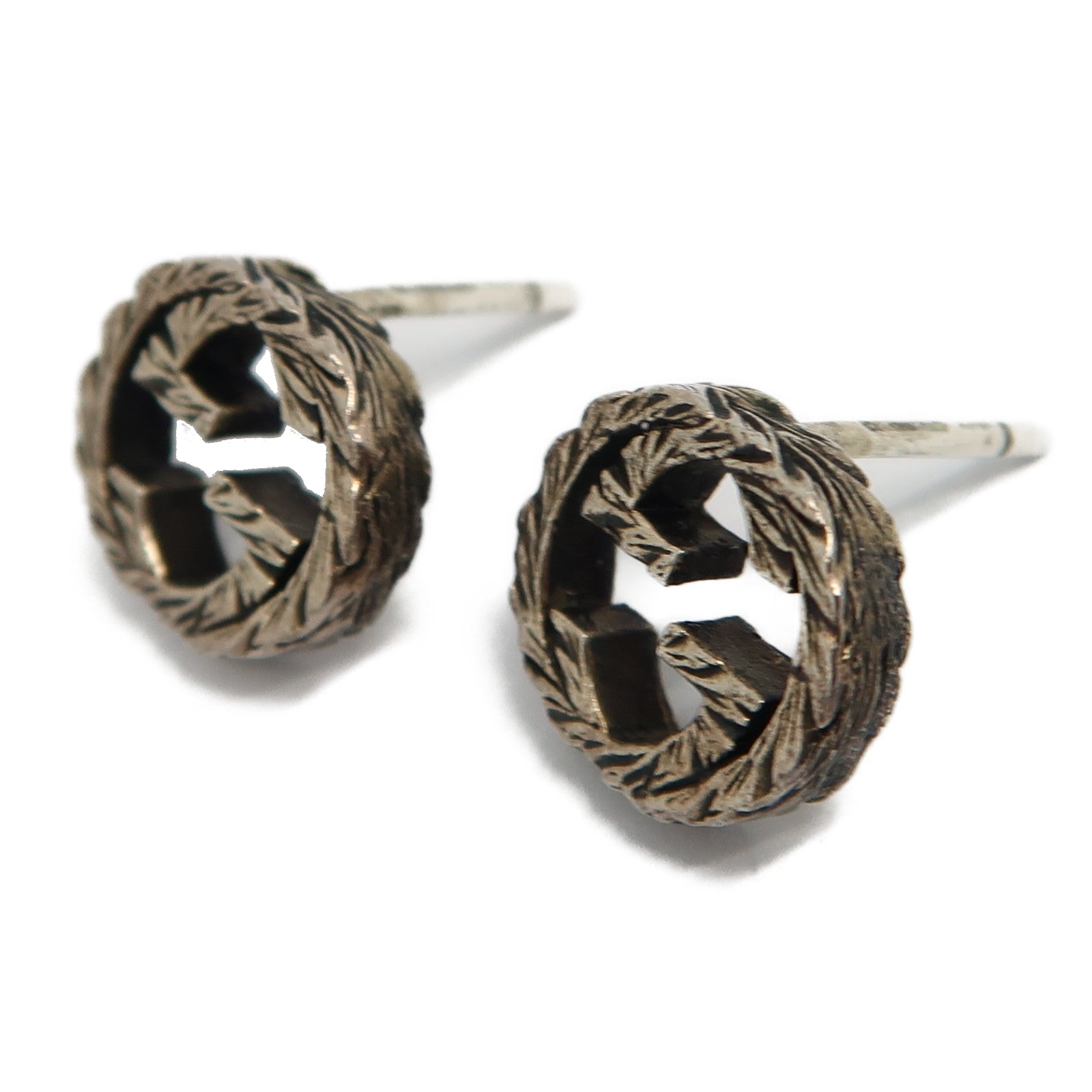 GUCCI 925純銀Interlocking G Earrings耳環