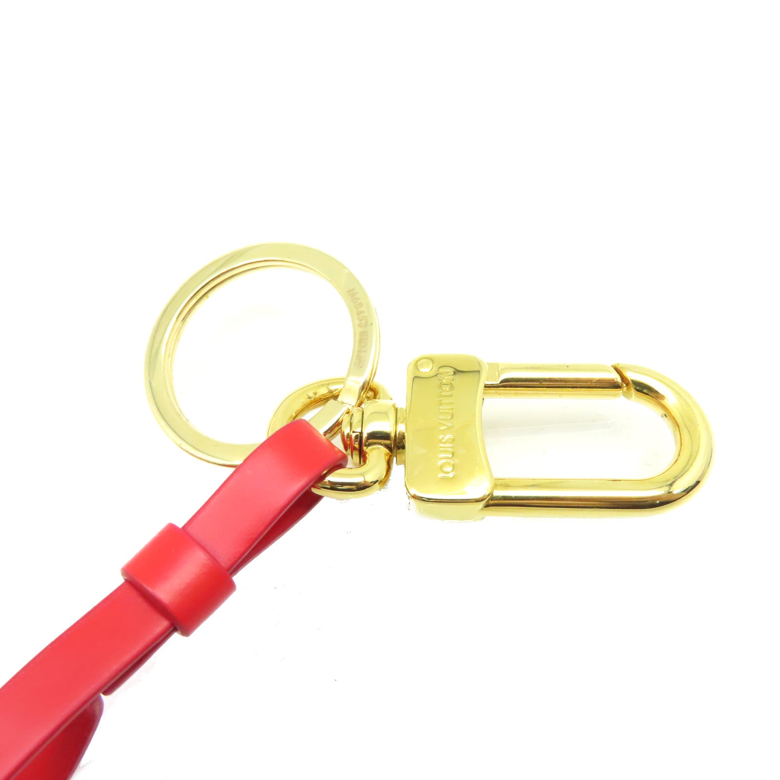 LOUIS VUITTON Epi Wild Puppet Alma Cat Bag Charm and Key Holder掛飾粉紅色/紅色