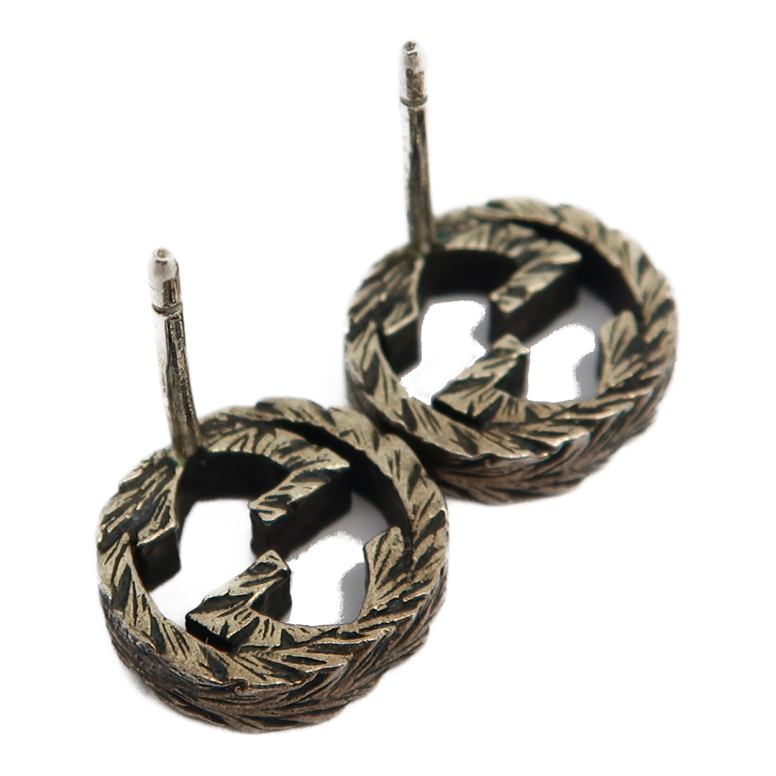 GUCCI 925純銀Interlocking G Earrings耳環