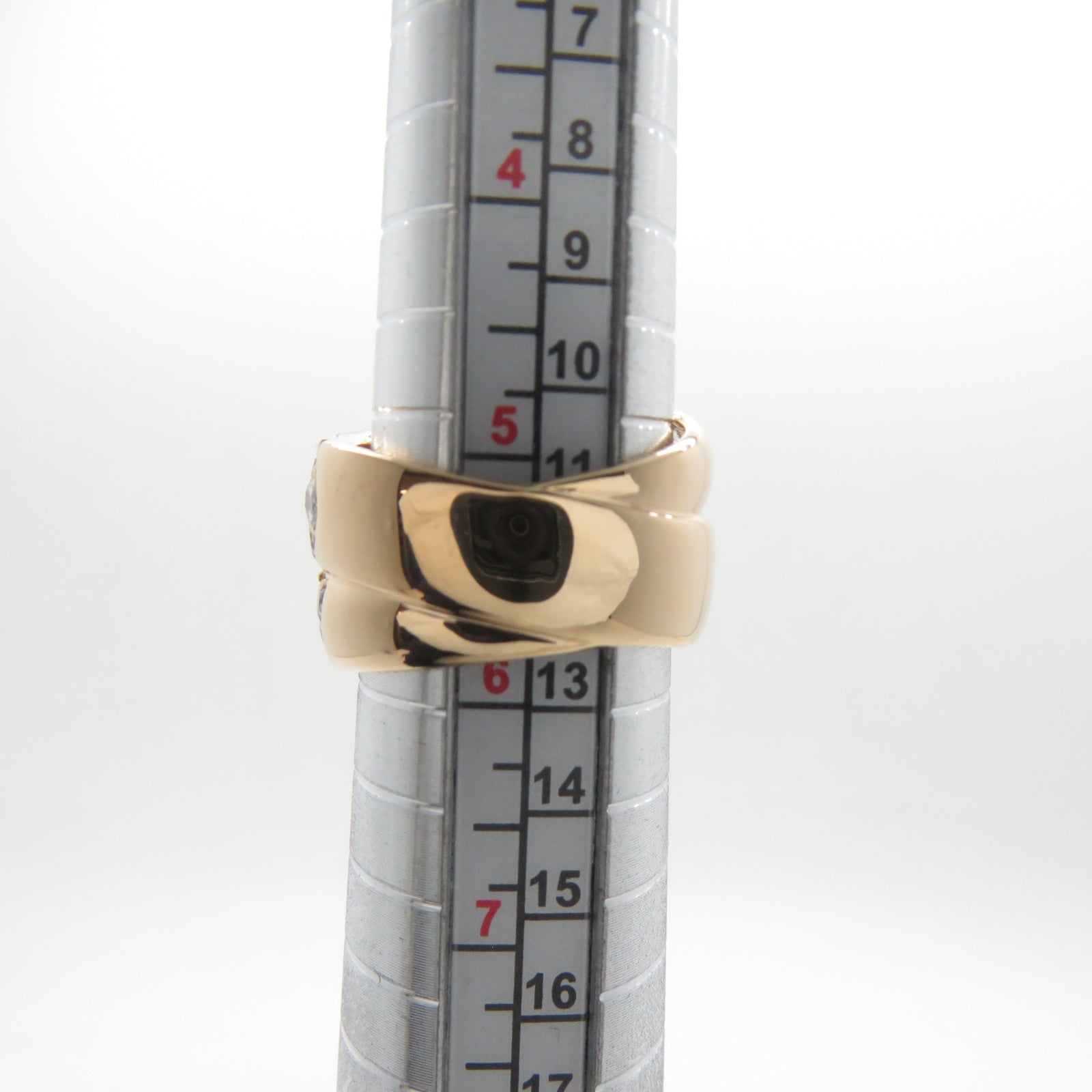 JEWELRY 18K玫瑰金Diamond Ring 11.1g鑽石戒指US#5.5