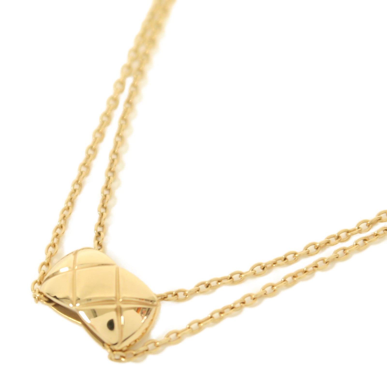 CHANEL 18KCoco Cursh Necklace項鍊金色