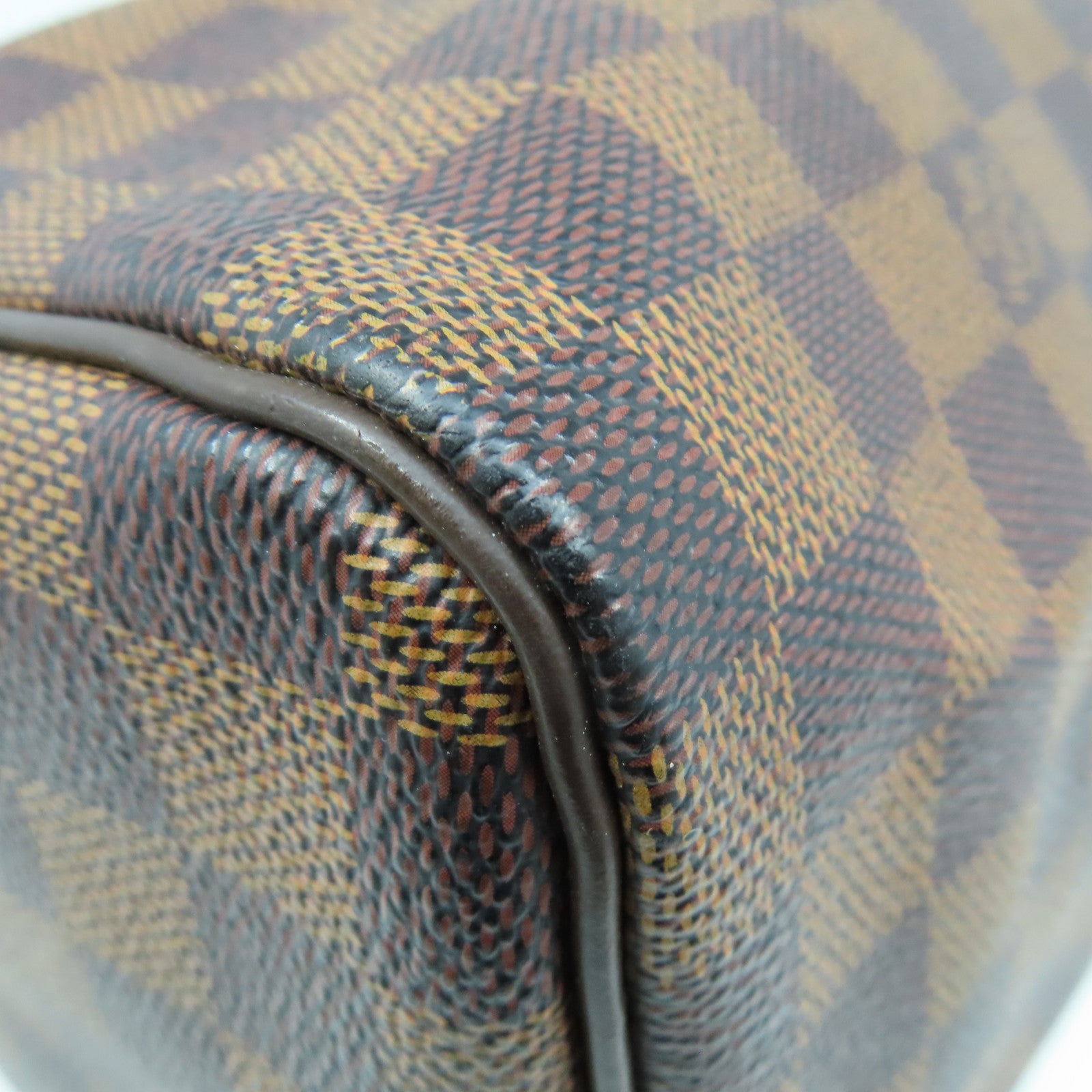 LOUIS VUITTON Damier Speedy 30金扣手挽袋啡色