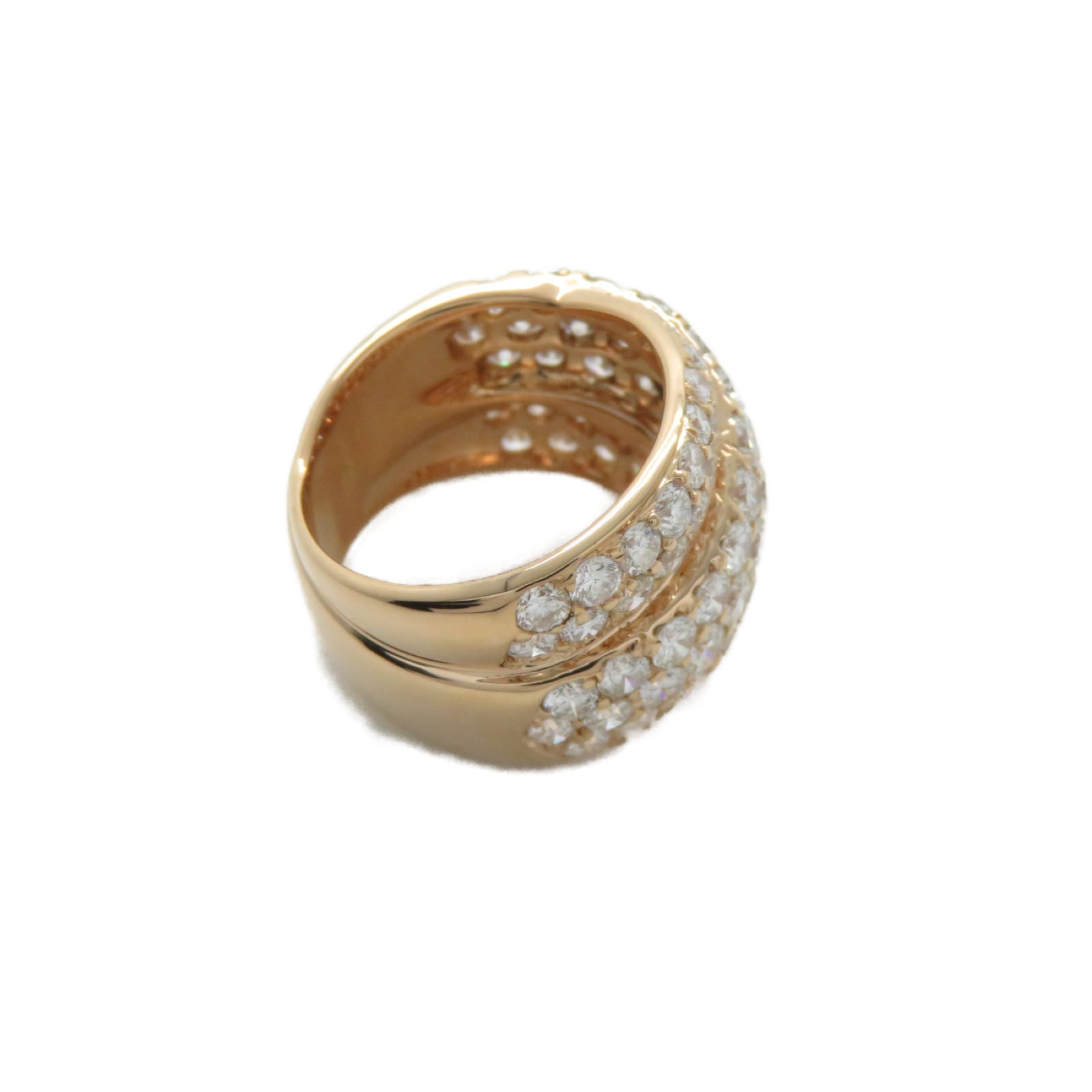 JEWELRY 18K玫瑰金Diamond Ring 11.1g鑽石戒指US#5.5