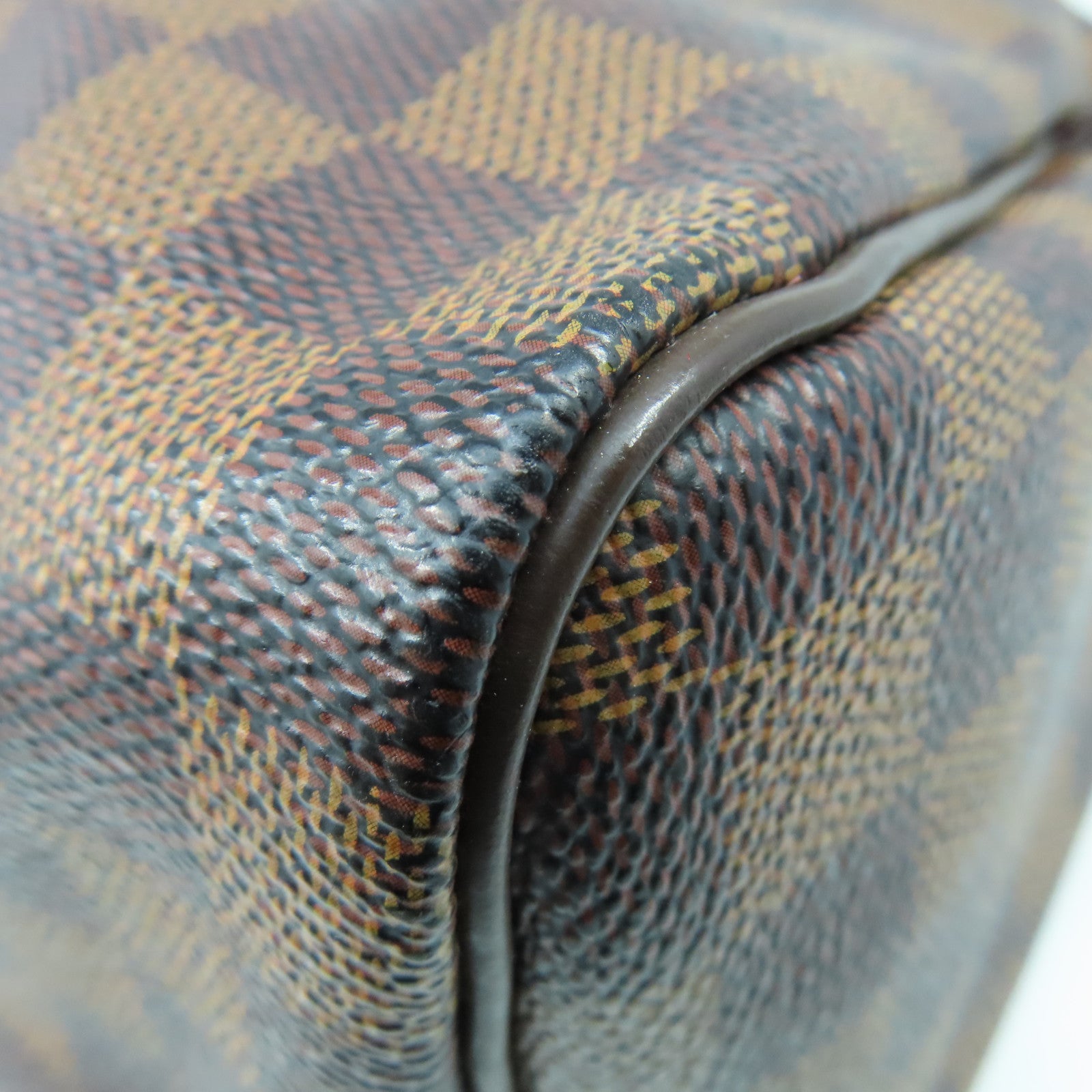 LOUIS VUITTON Damier Speedy 30金扣手挽袋啡色