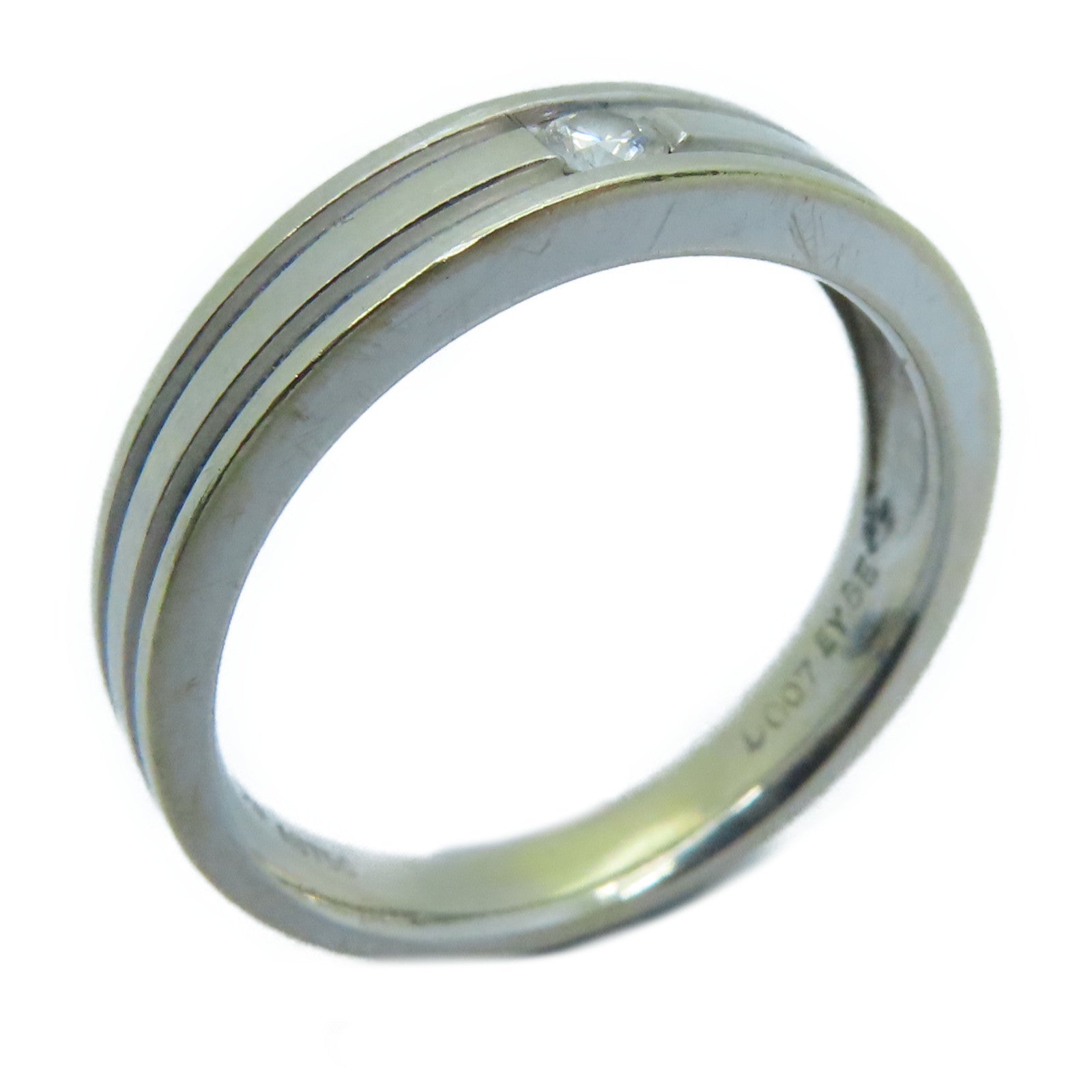 JEWELRY 【激减优惠】18K白金Diamond Ring 0.07ct钻石戒指US#6.0
