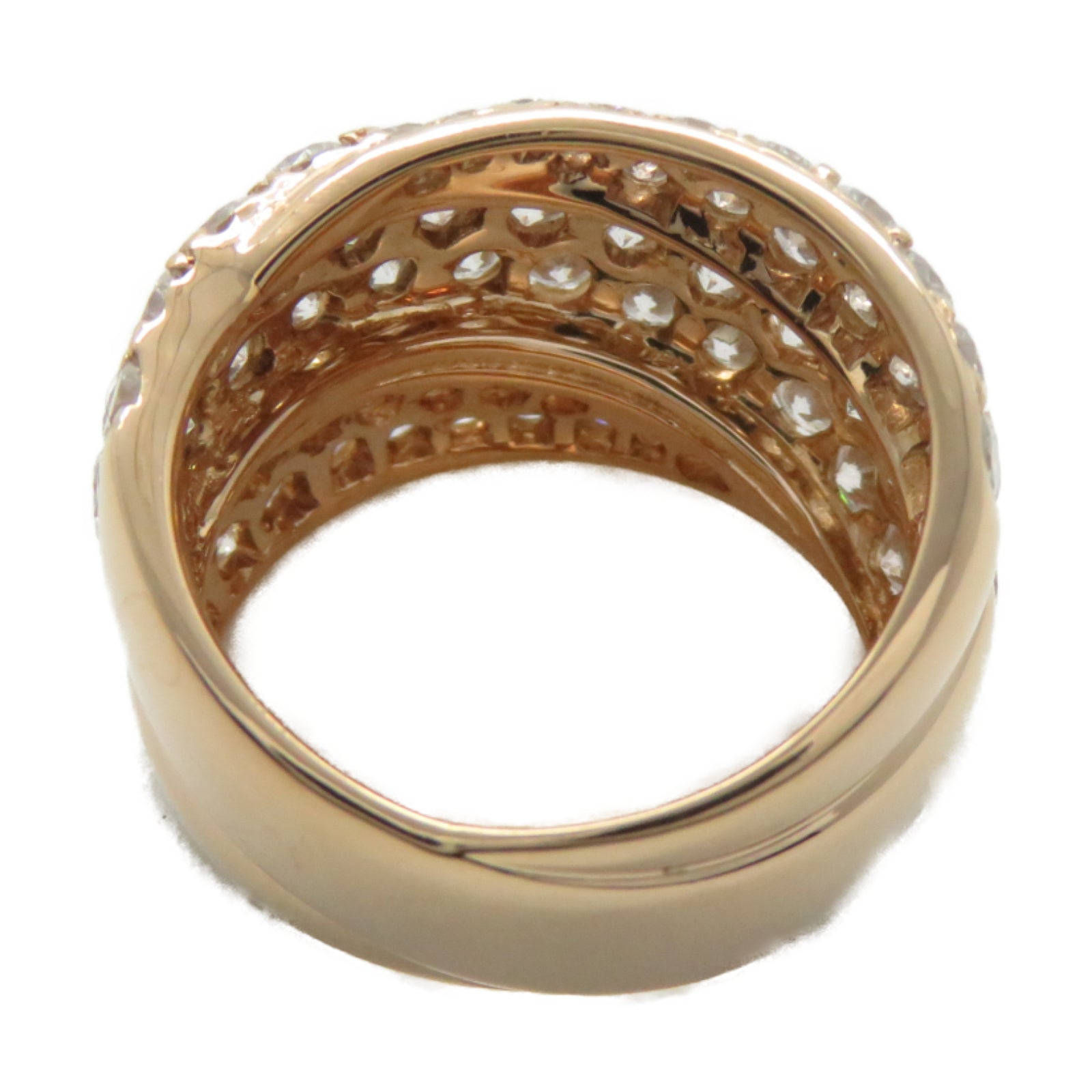 JEWELRY 18K玫瑰金Diamond Ring 11.1g鑽石戒指US#5.5