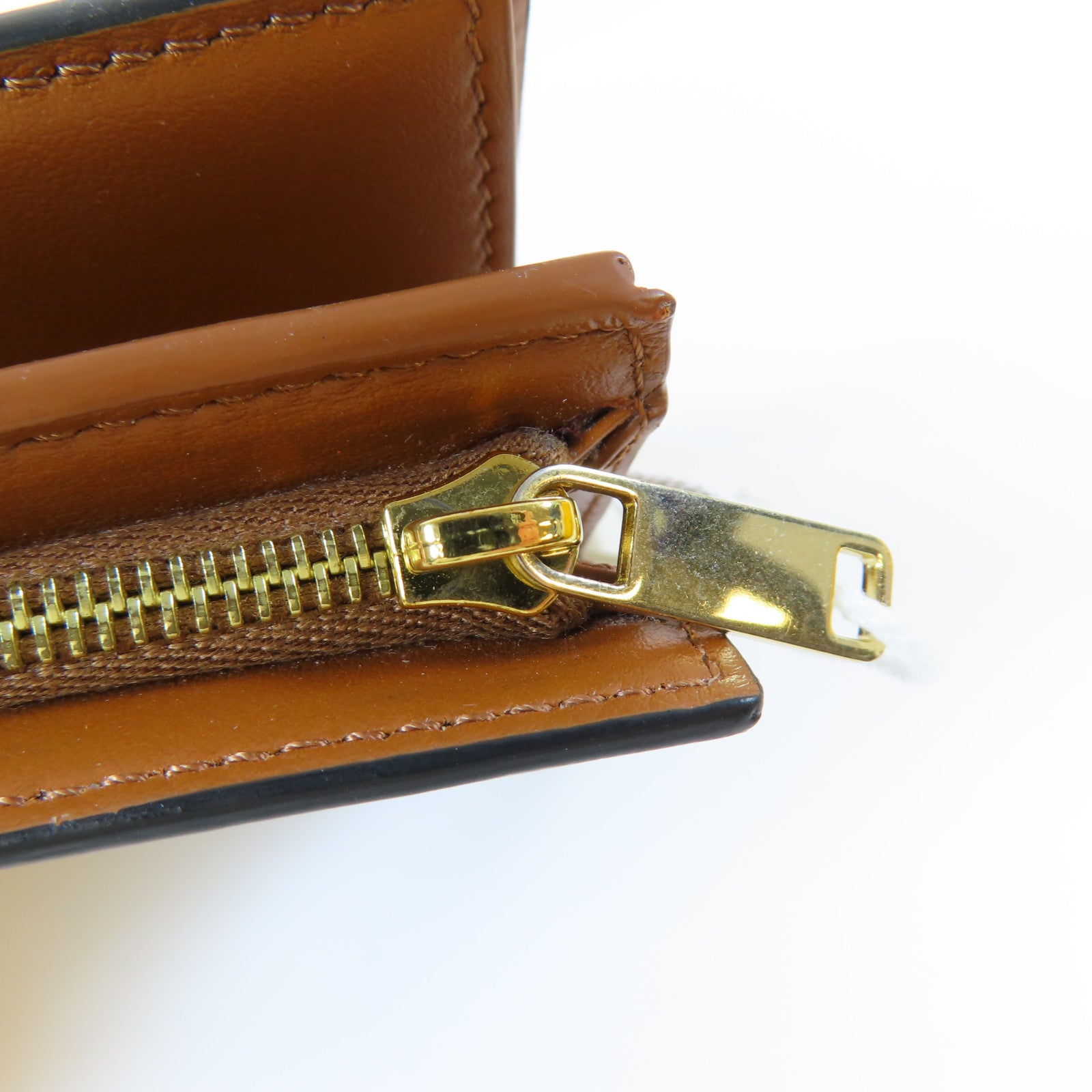 CELINE 塗層帆布Wallet金扣錢包啡色