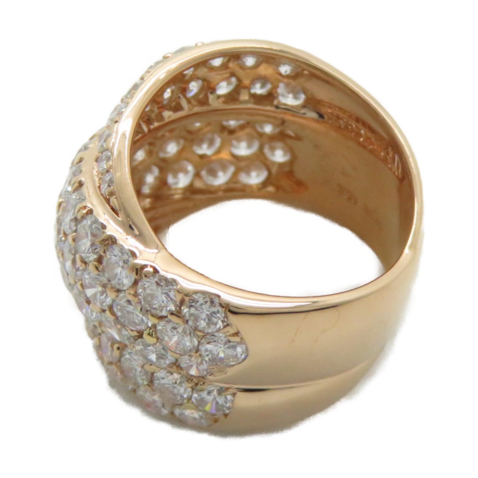 JEWELRY 18K玫瑰金Diamond Ring 11.1g鑽石戒指US#5.5